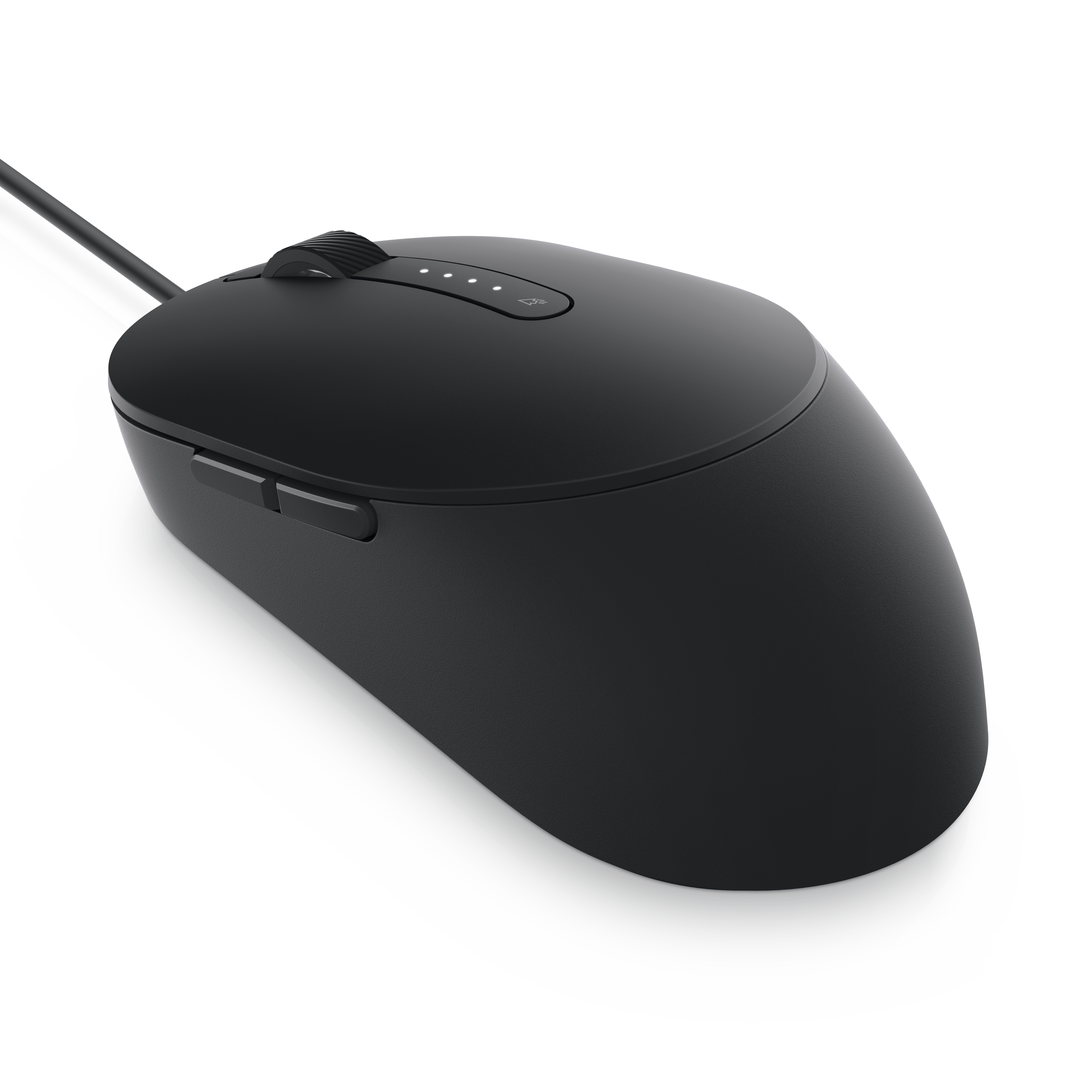 Dell Pro kabelgebundene Maus ? MS3220 - schwarz, Beidhändig, Laser, USB Typ-A, 3200 DPI, 2 ms, Schwa