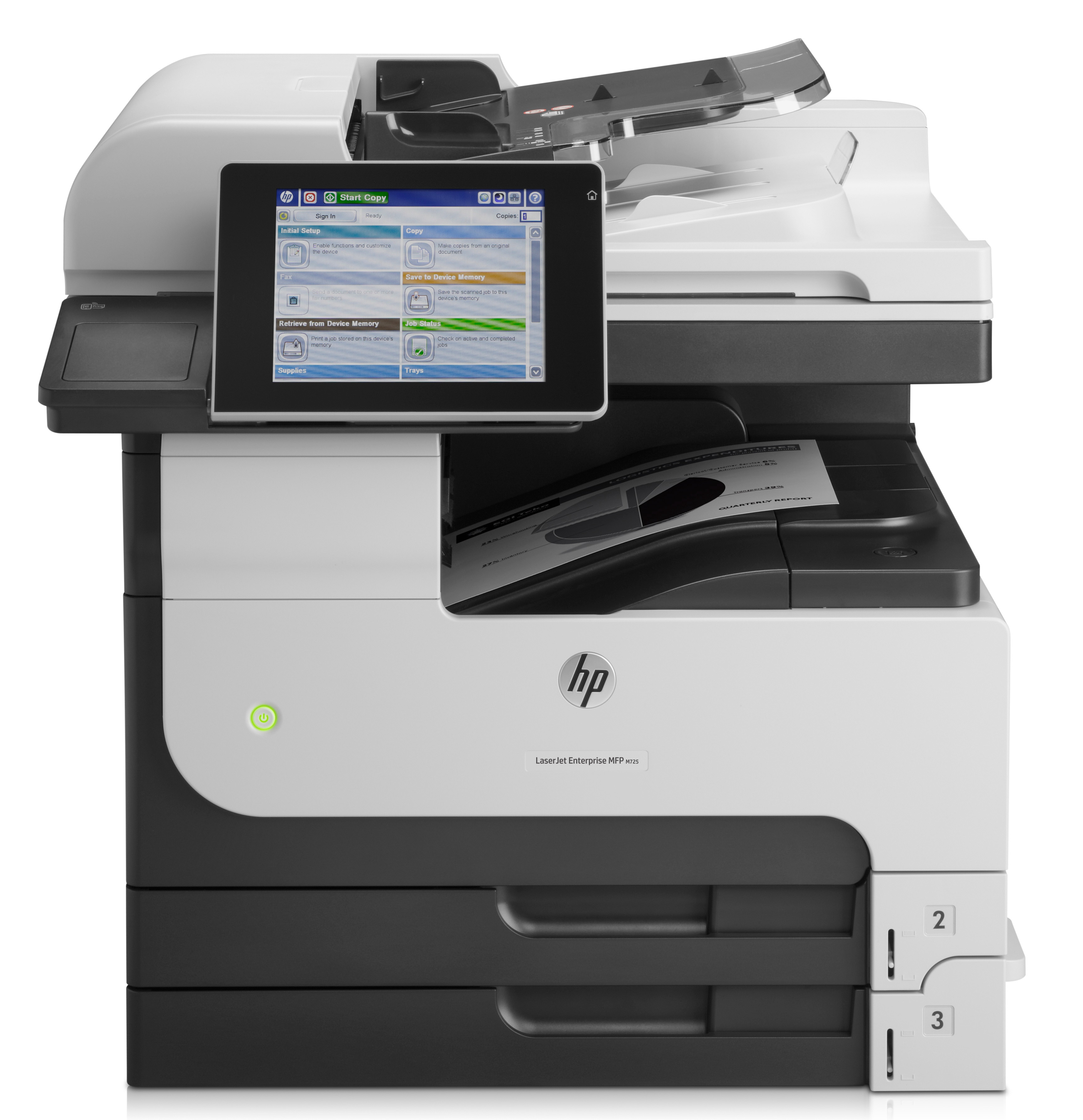 HP LaserJet Enterprise MFP M725dn - Multifunktionsdrucker - s/w - Laser - A3 (297 x 420 mm)