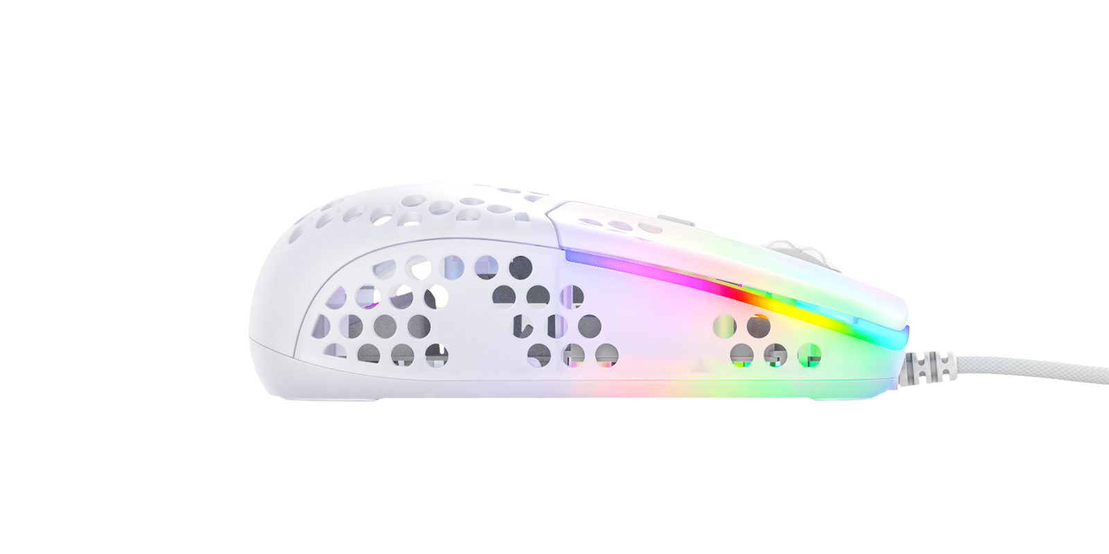 Xtrfy CHERRY XTRFY MZ1, Beidhändig, Optisch, USB Typ-A, 16000 DPI, Weiß
