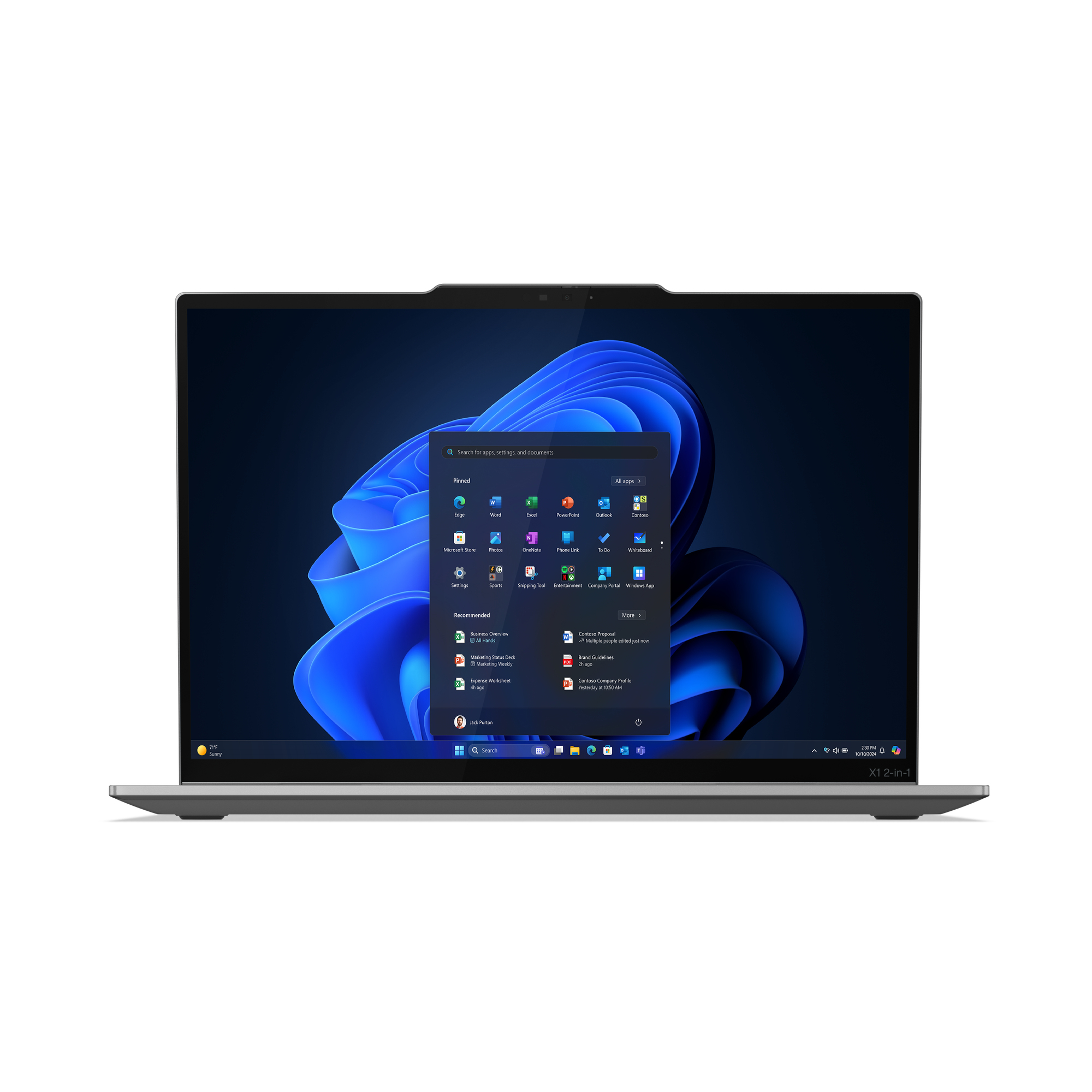 Lenovo ThinkPad X1 2-in-1 G10 - 14" WUXGA, Core Ultra 7 255U, 32GB RAM, 1TB SSD, LTE, Win11 Pro