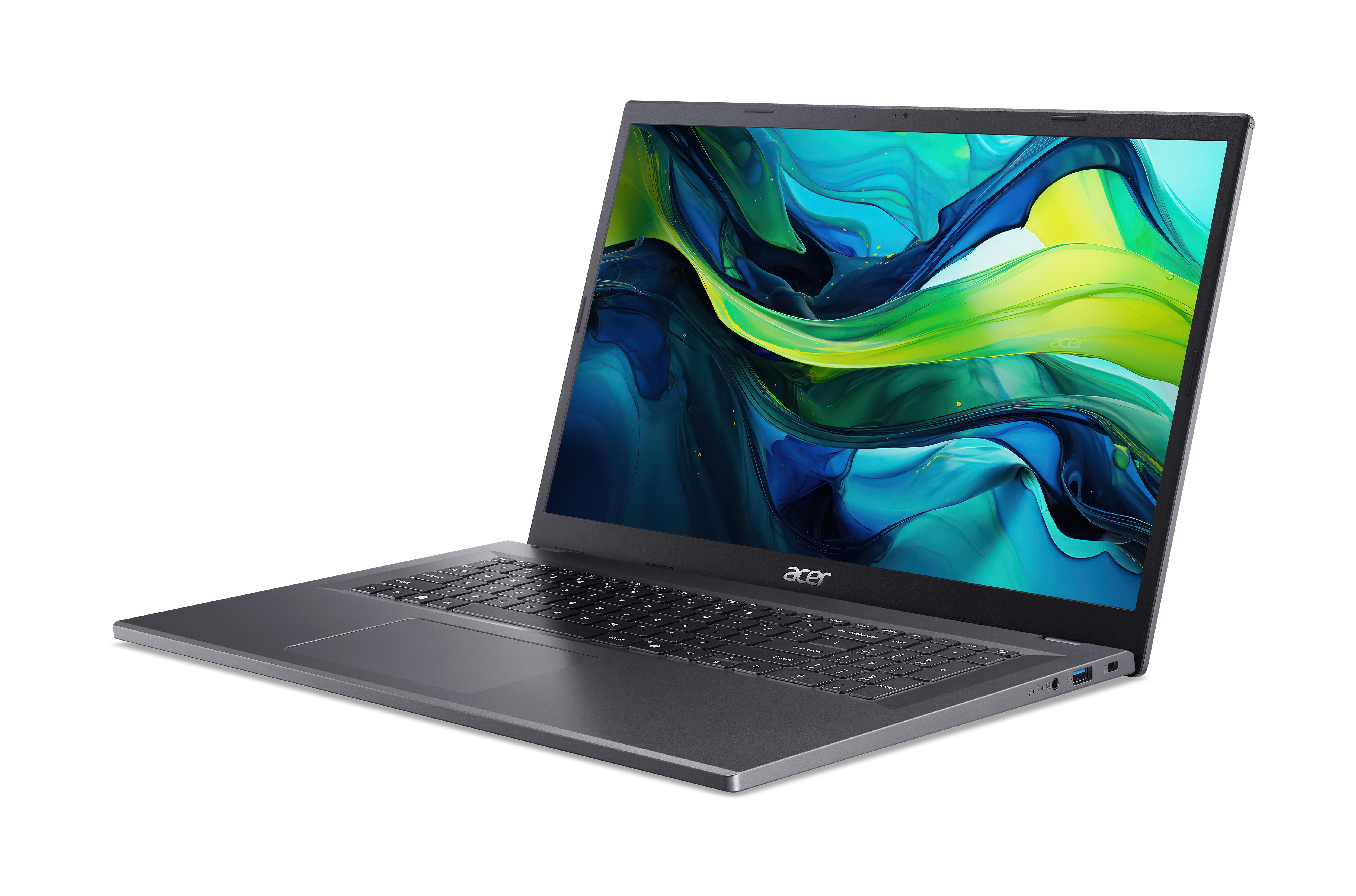 Acer Aspire 17 A17-51M - Intel Core 5 120U / 1.4 GHz - Win 11 Home - Intel Graphics - 16 GB RAM - 51