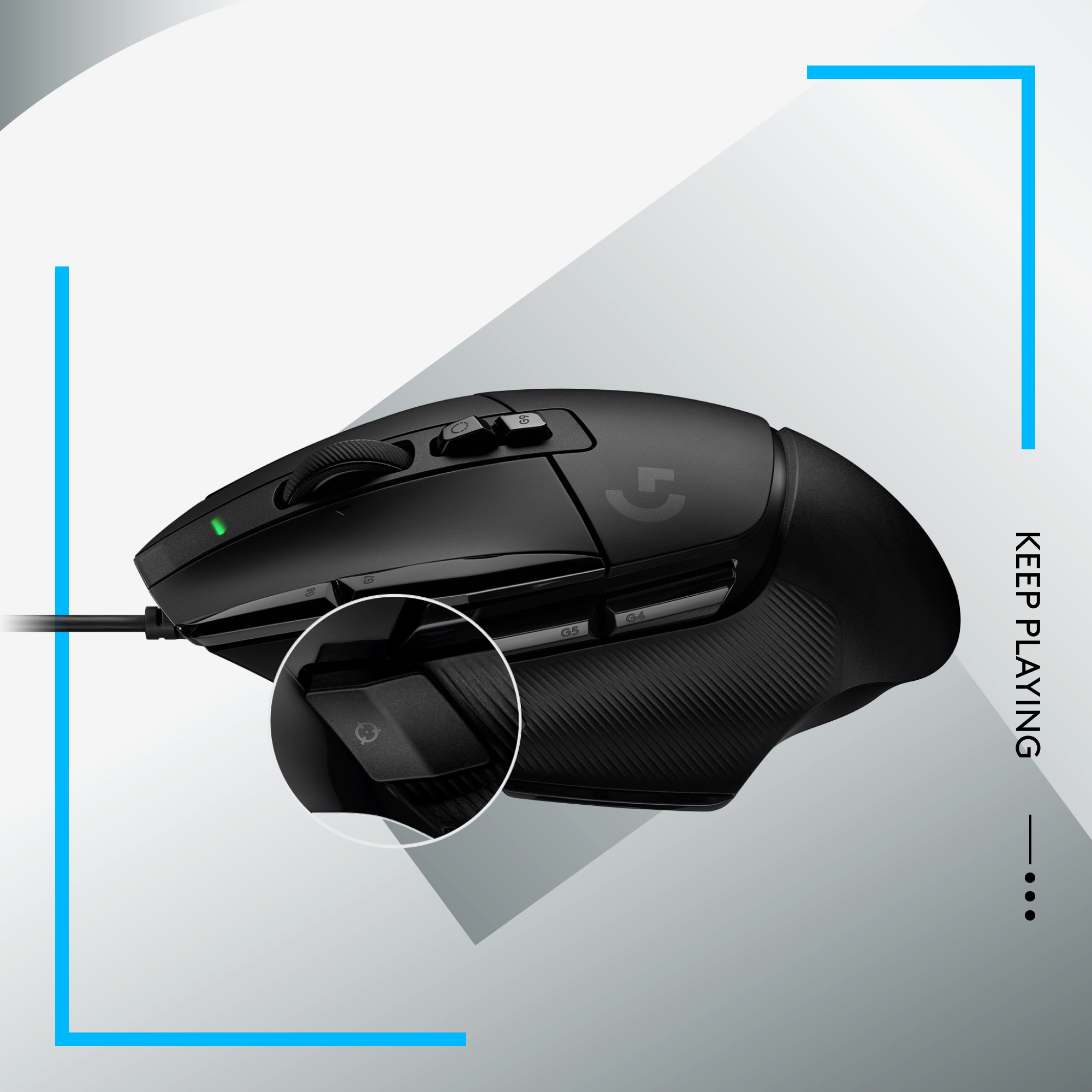 Logitech G G502 X - Maus - optisch - kabelgebunden
