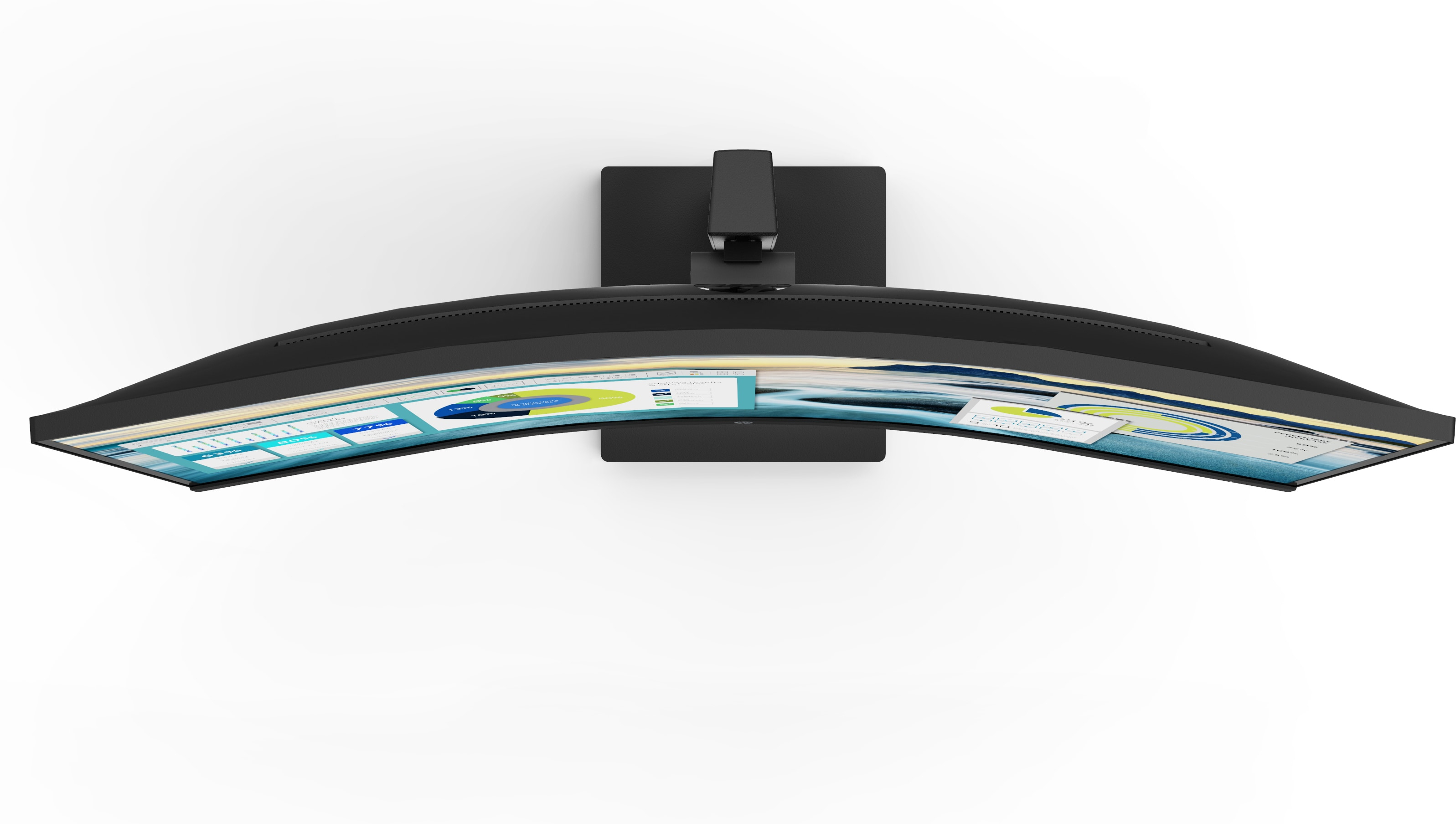 HP P34hc G4 Curved-Monitor 86.36cm (34") UWQHD, VA, 5ms, HDMI, Displayport, USB