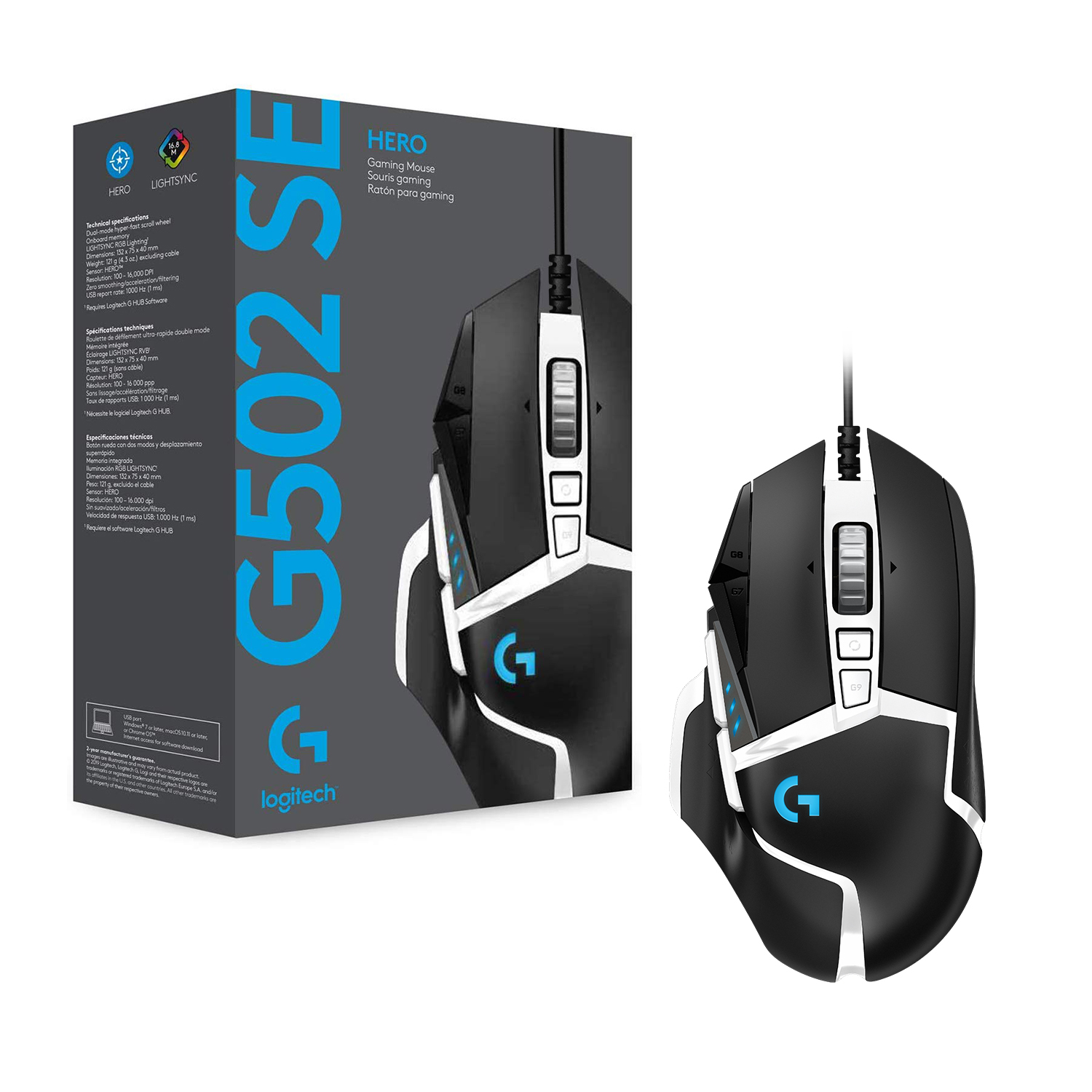 Logitech Gaming Mouse G502 (Hero) - Special Edition