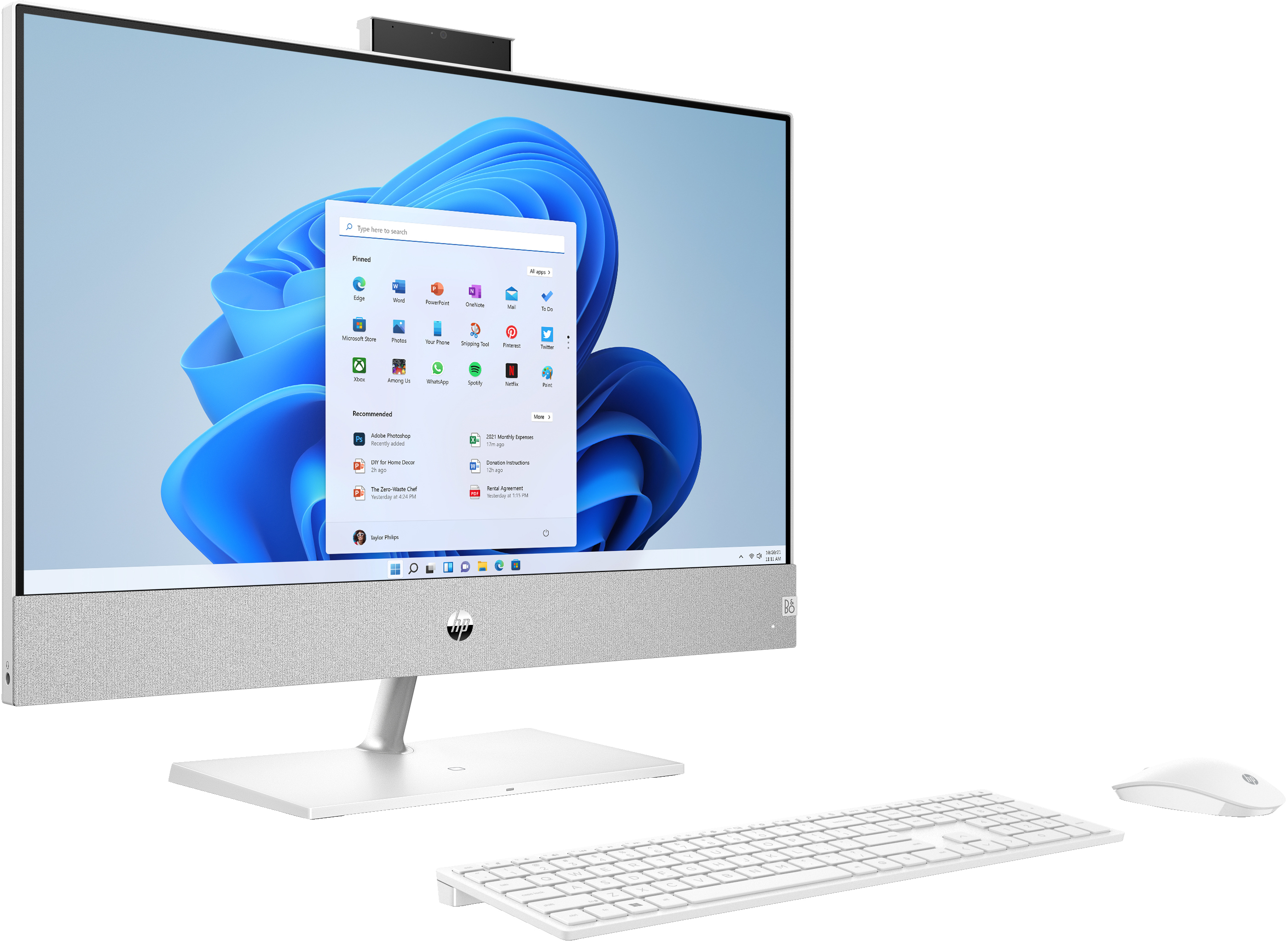 HP Pavilion 24-ca1220nd, 60,5 cm (23.8"), Full HD, AMD Ryzen? 7, 16 GB, 512 GB, Windows 11 Home
