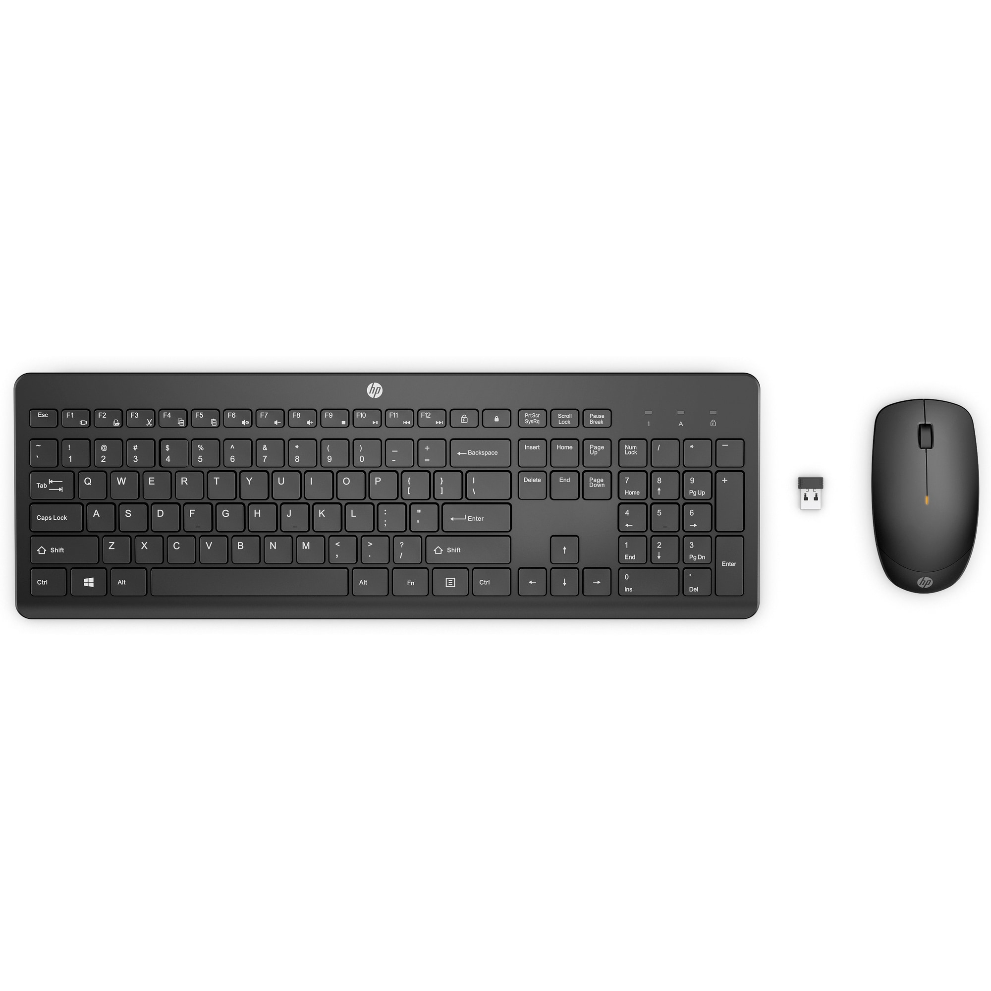 HP 235 - Tastatur-und-Maus-Set - 3-Zonen-Layout