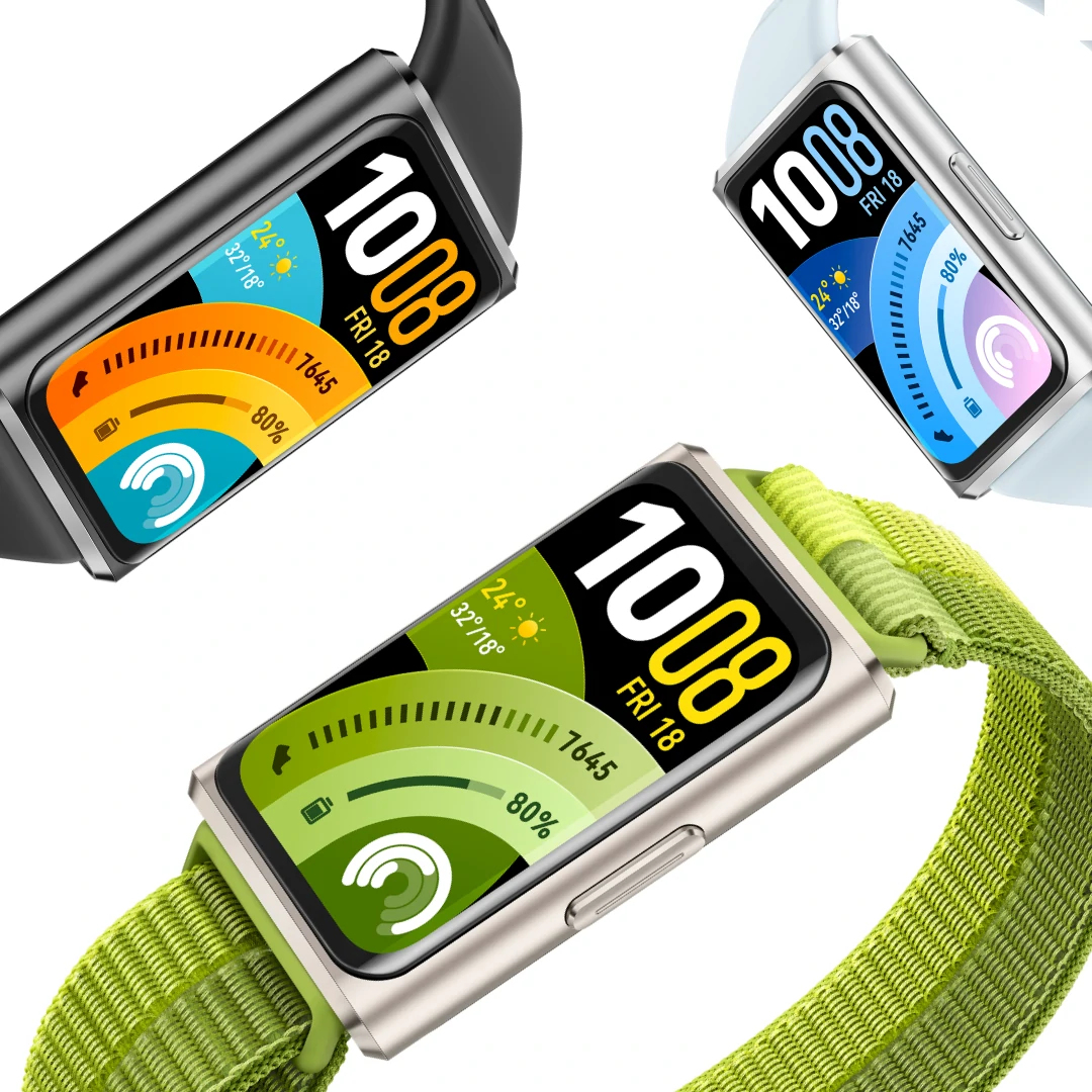 Huawei Band 11 Pro - Aluminiumlegierung - Aktivitätsmesser mit Riemen - Flouroelastomer - Blau - Han