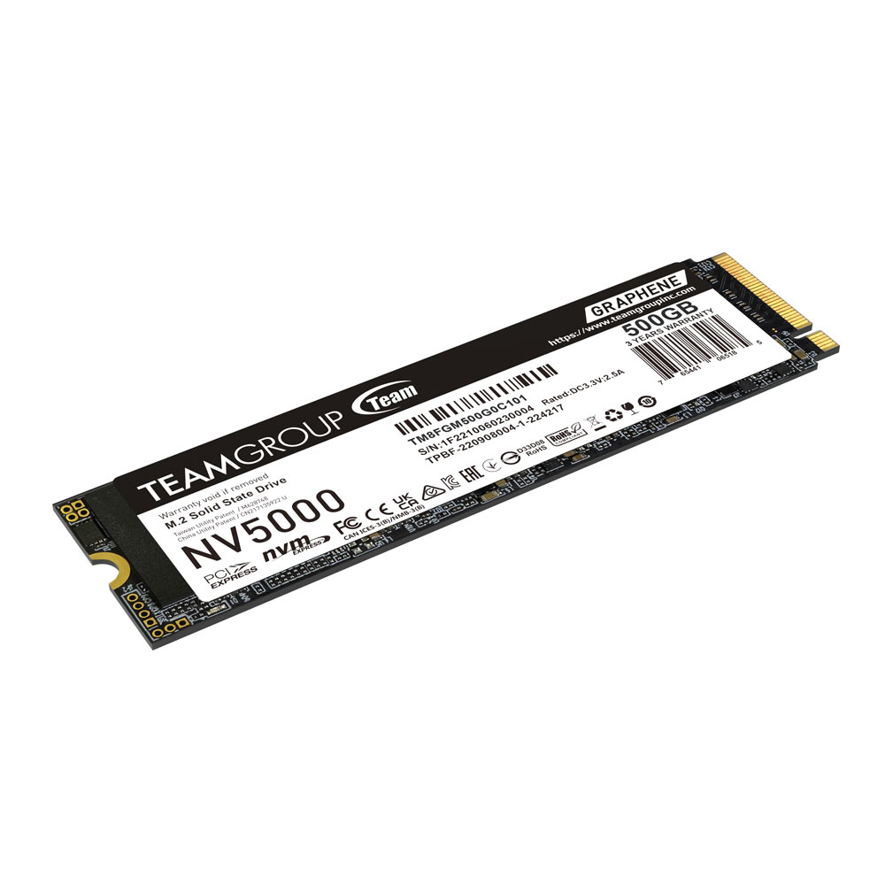 Team Group NV5000, 500 GB, M.2, 4500 MB/s