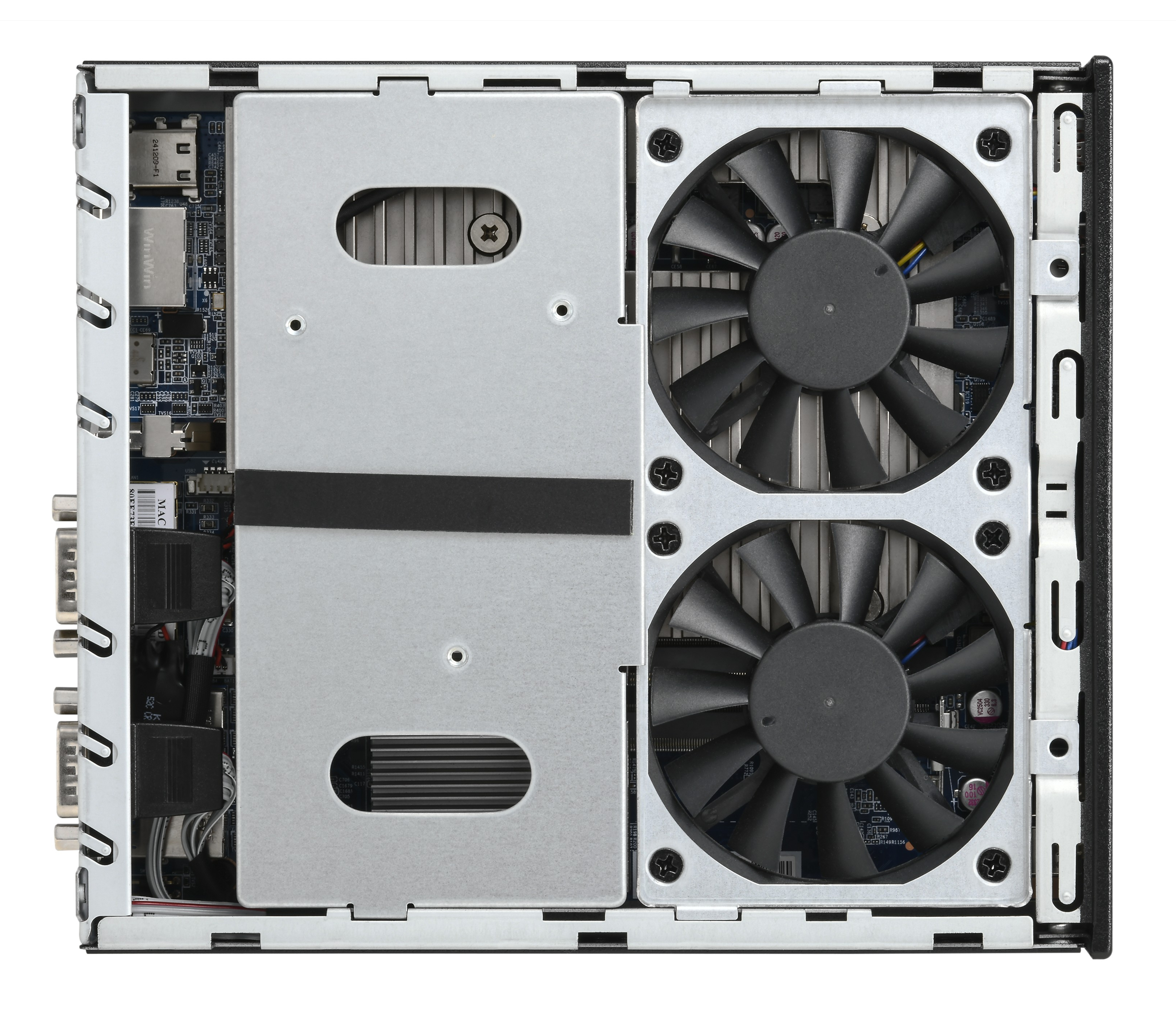 Shuttle Slim PC DB860 , S1851, 2x HDMI, 1x DP, 1x USB-C (DP), 1x 2.5", 1x M.2, 2x LAN (Intel 1G + 2.