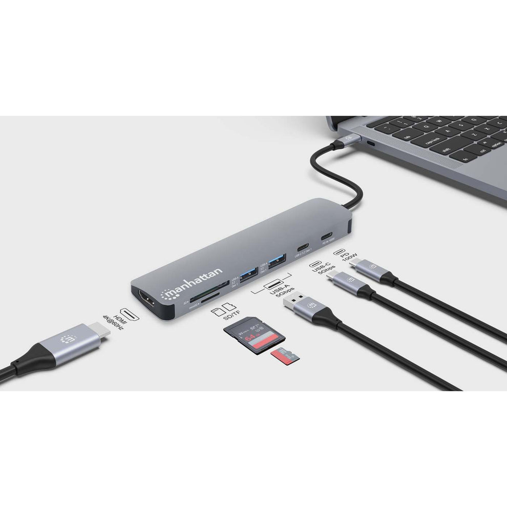 Manhattan Dockingstation - USB-C 3.2 Gen 1