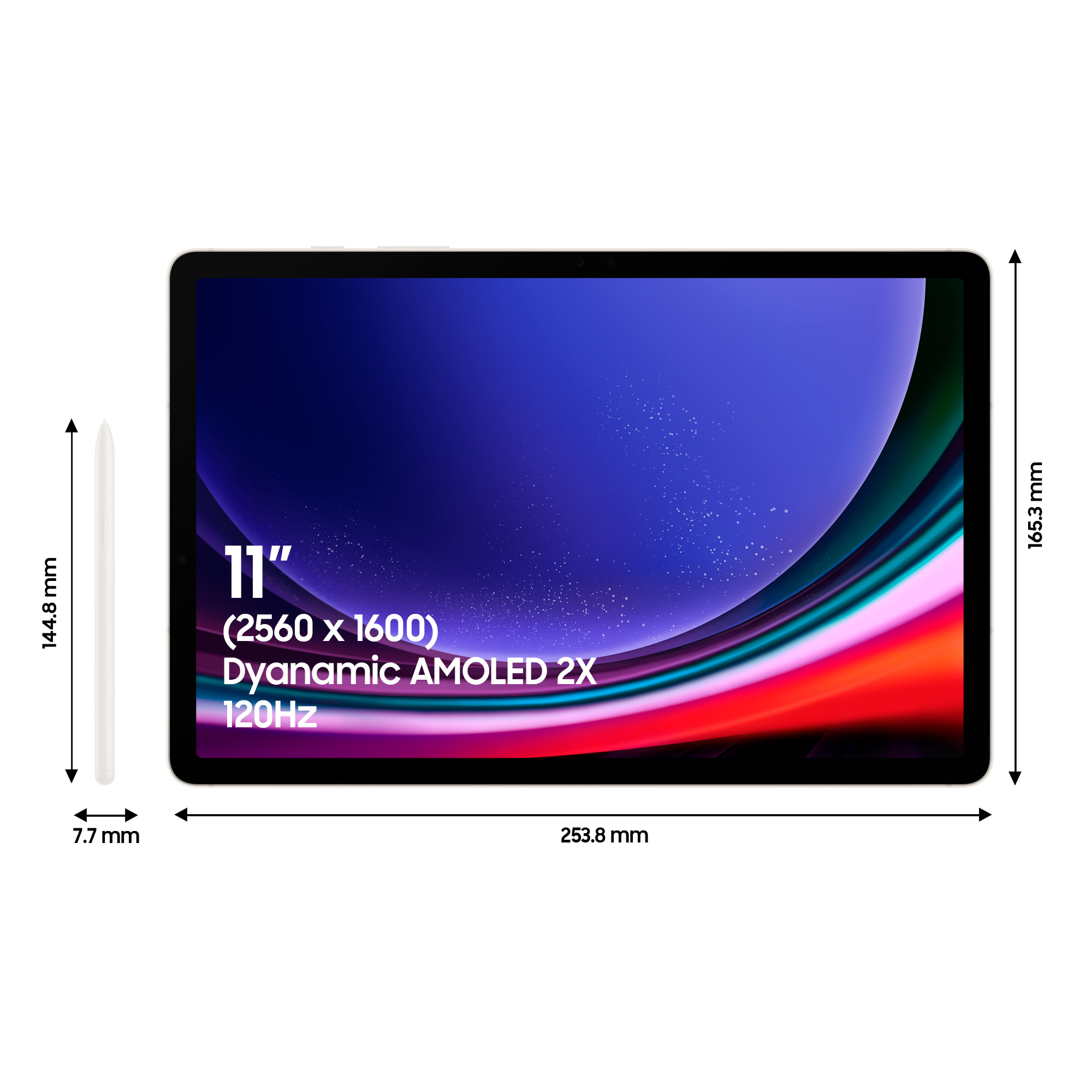 Samsung Galaxy Tab S9 X710, 12GB RAM, 256GB, Beige