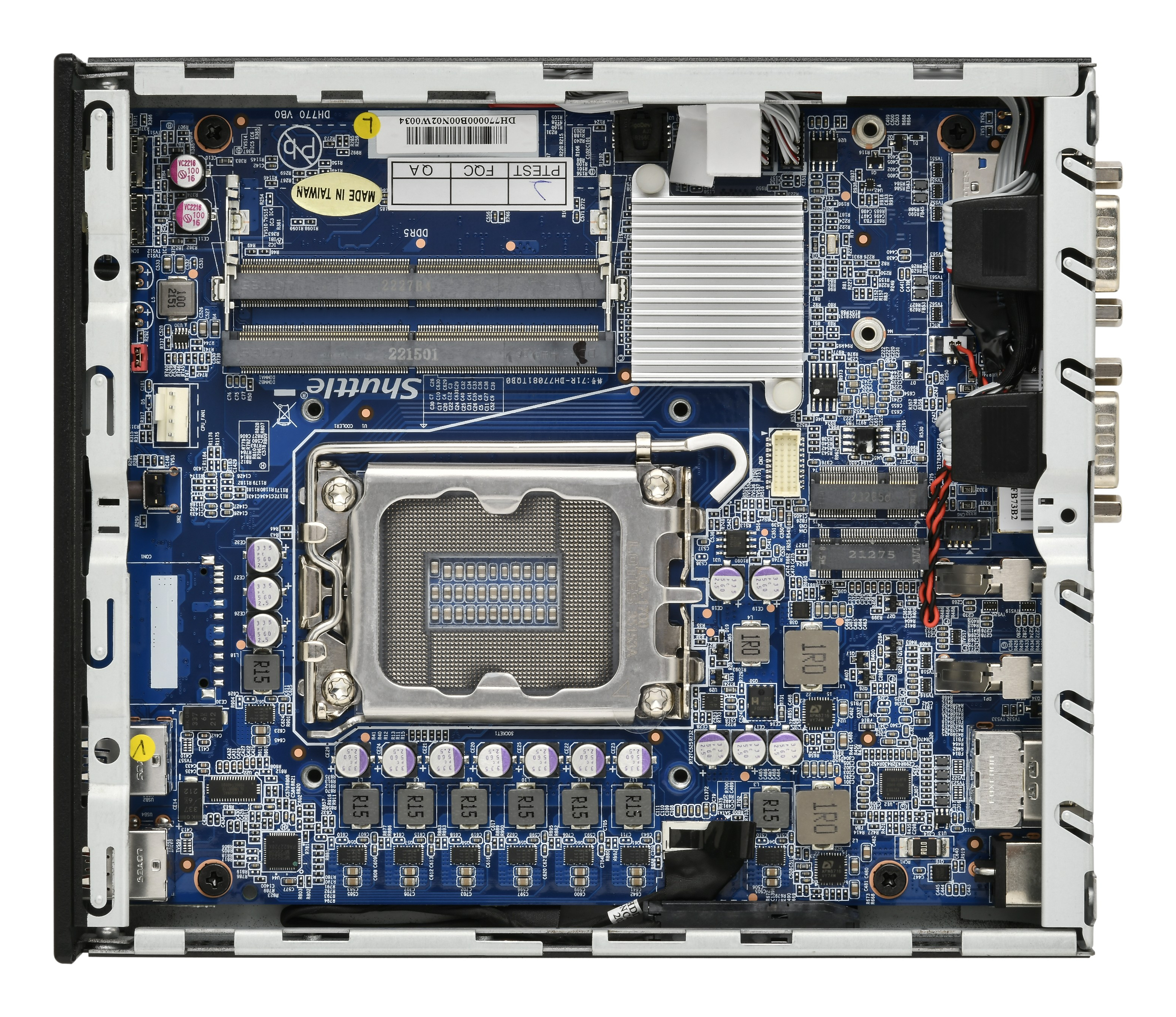 Shuttle XP? slim DH610V2, 1,35 l großer PC, Mini-PC Barebone, Intel H610, LGA 1700, DDR5-SDRAM, 120