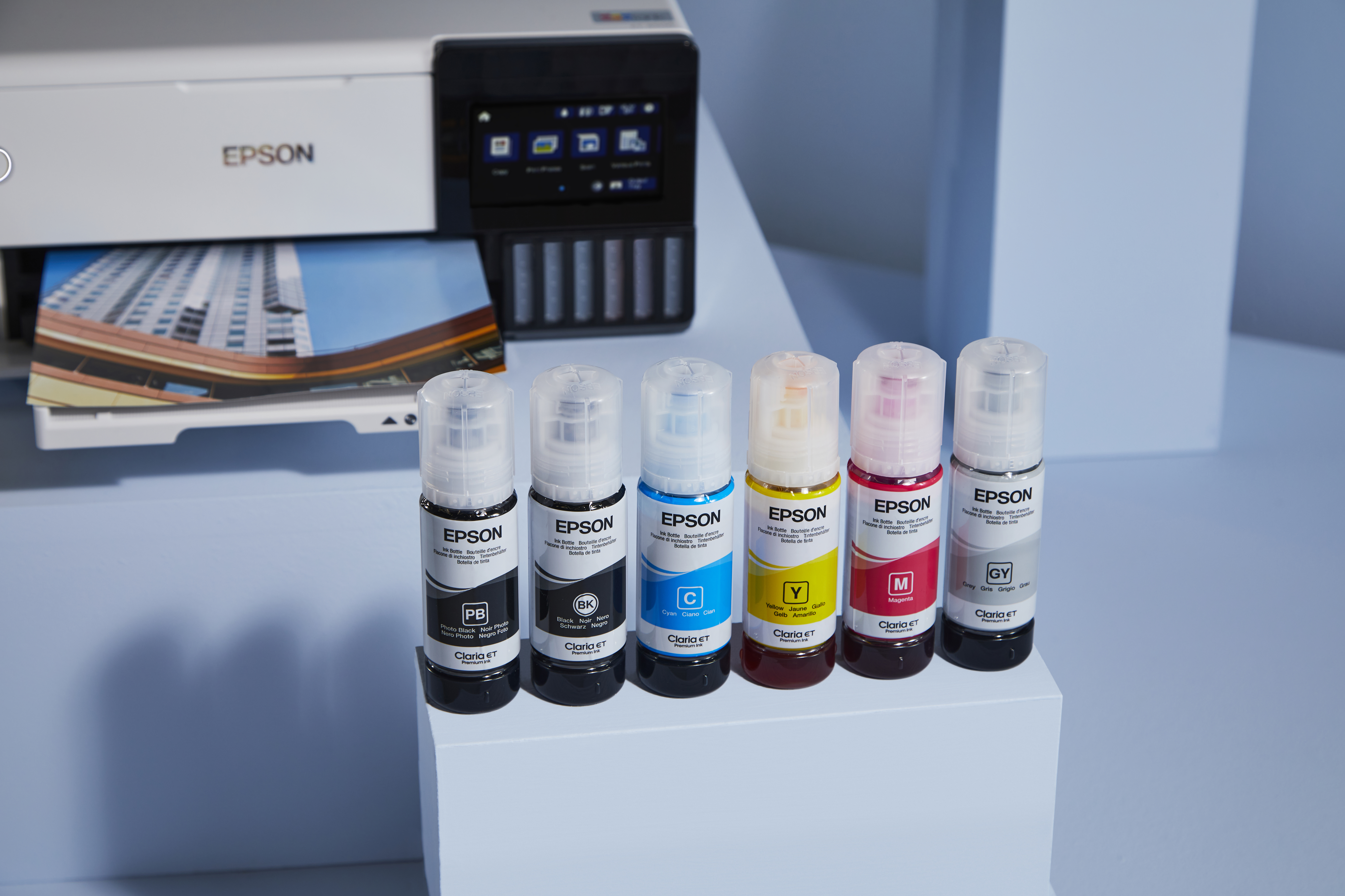 Epson EcoTank ET-8500 - Multifunktionsdrucker - Farbe - Tintenstrahl - wiederbefüllbar - A4/Letter (