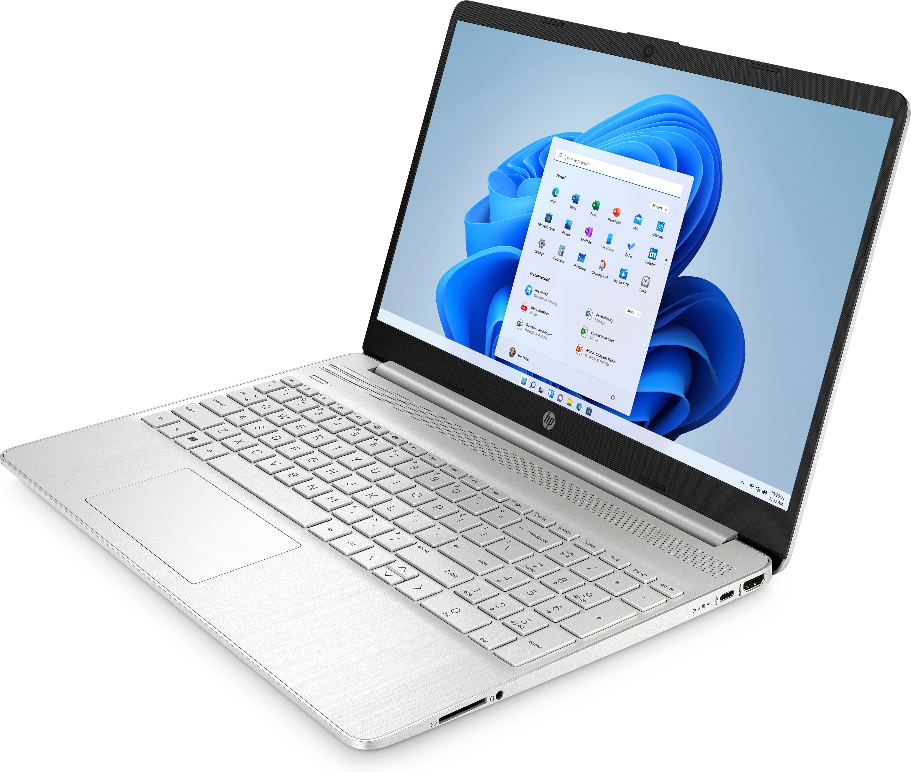HP 15s-eq2677ng, 15,6" FHD, Ryzen 7 5700U, 16GB RAM, 1TB SSD, Win11