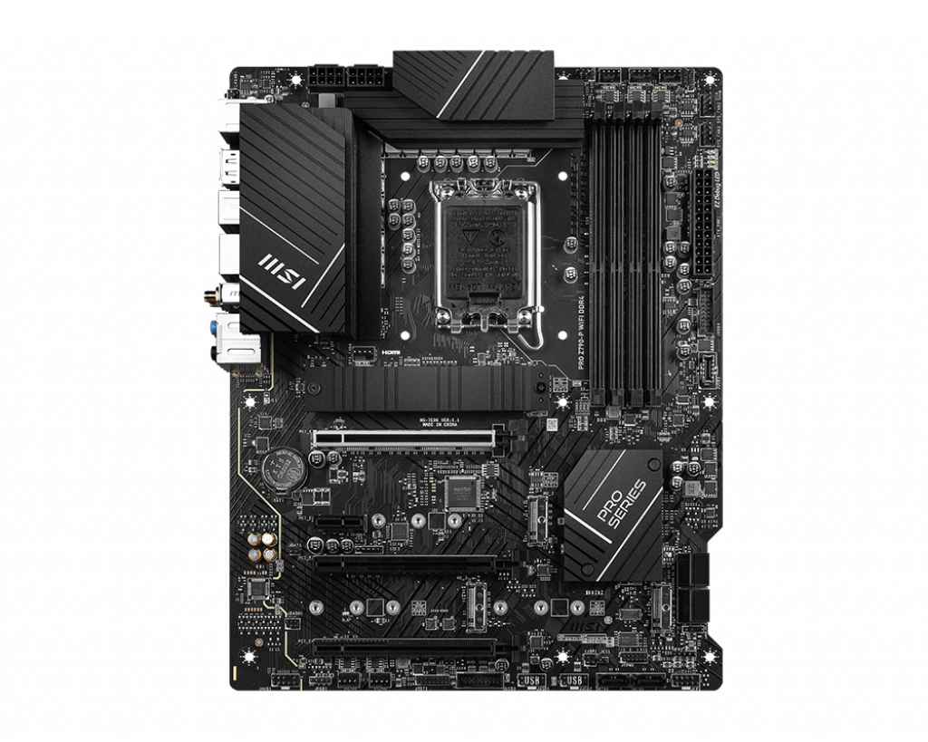 MSI PRO Z790-P WIFI DDR4, Intel, LGA 1700, Intel® Celeron®, Intel® Pentium® Gold, LGA 1700, DDR4-SDR