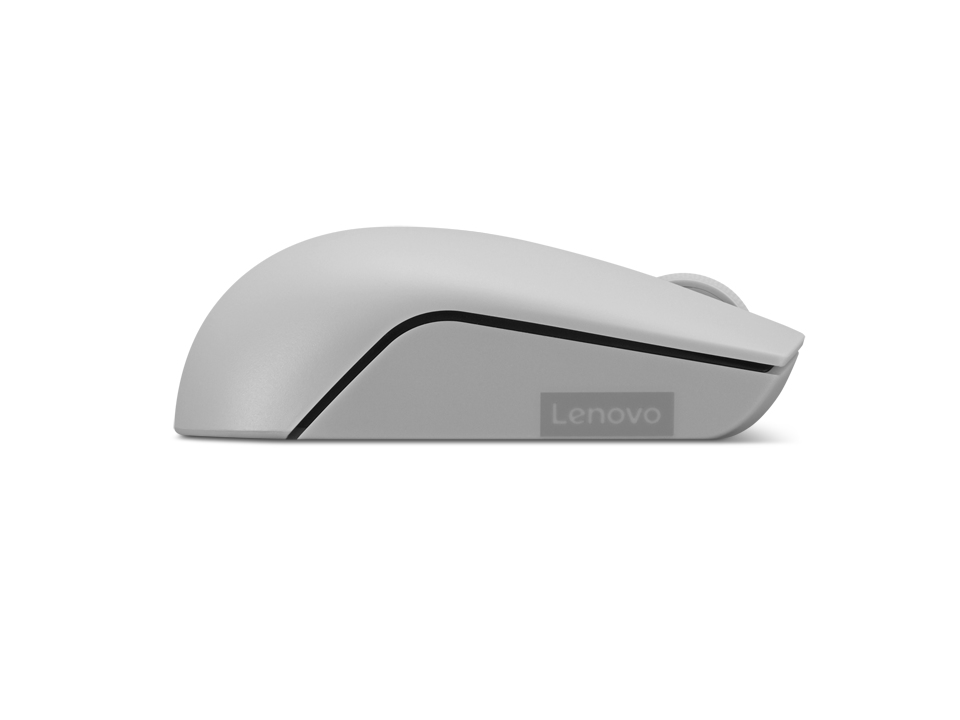 Lenovo 300 Wireless Compact - Maus - mit Batterie - optisch - 3 Tasten - kabellos - 2.4 GHz - kabell