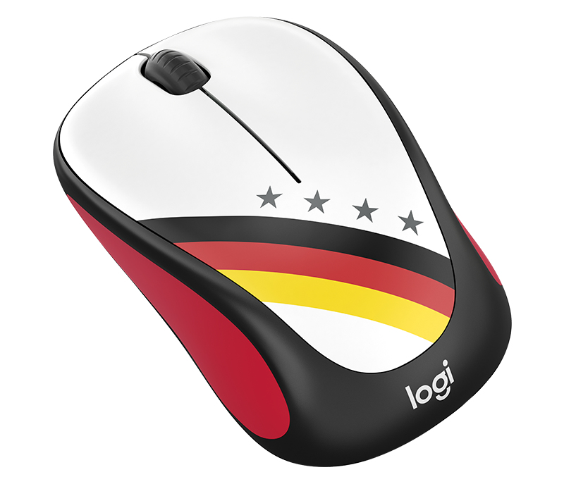 Logitech M238 Fan Collection - Wireless Mouse, Beidhändig, Optisch, RF Wireless, 1000 DPI, Mehrfarbi