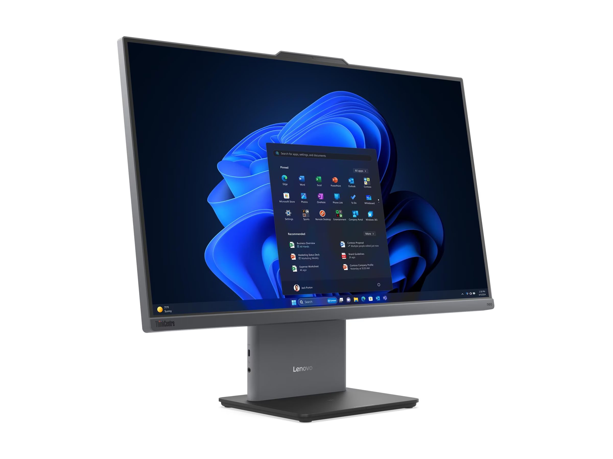 Lenovo ThinkCentre neo 50a 27 G6 - AiO, 27" FHD Touch, Core™ Ultra 7 256V, 16GB RAM, 512GB SSD, W11P