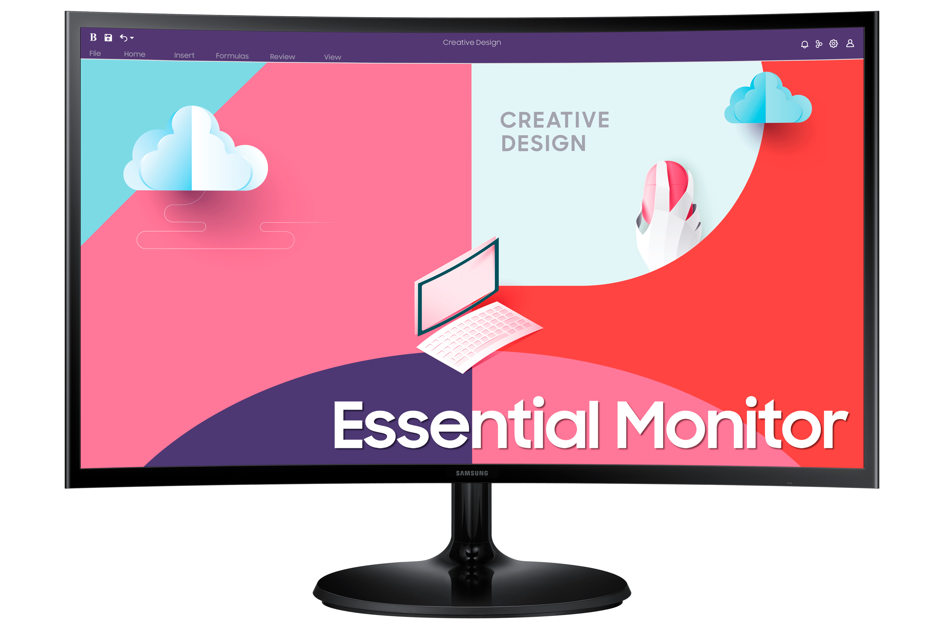 Samsung S36C Series S24C364EAU Curved-Monitor 61cm (24") Full HD, VA, 4ms, HDMI, VGA