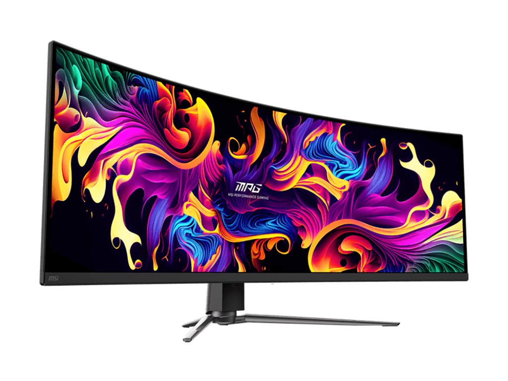 MSI MPG 491CQPXDE QD-OLED, 49" DQHD 240Hz, 1x DP 1.4a, 2x HDMI 2.1, 2x USB-A