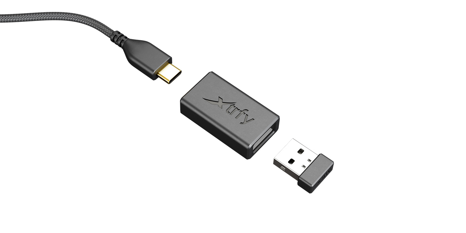 Cherry Xtrfy M42 - Maus - optisch - kabellos - 2.4 GHz - kabelloser Empfänger (USB)