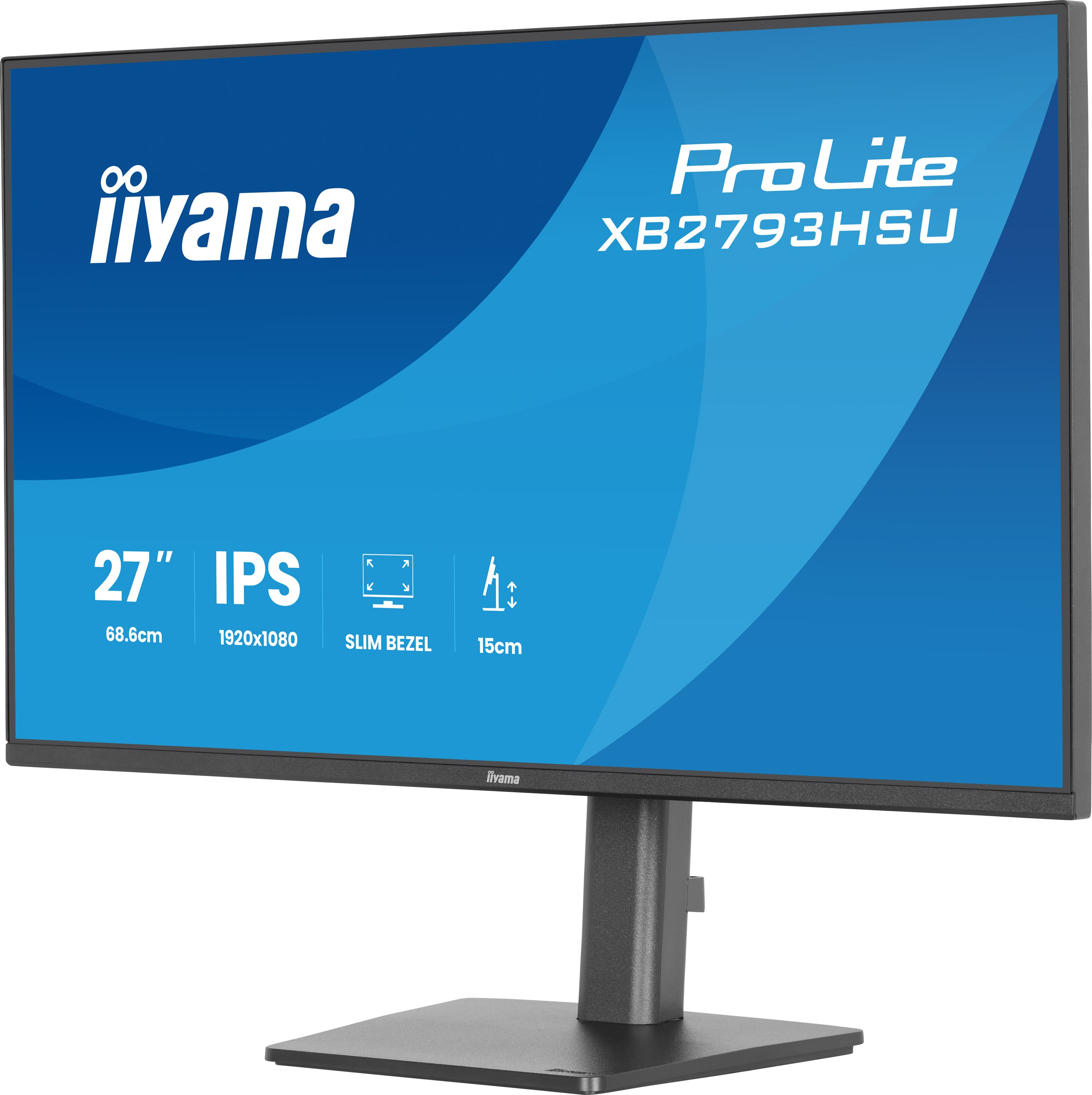 iiyama ProLite XB2793HSU-B1 Monitor 68.6cm (27") Full HD, IPS, 1ms, HDMI, Displayport