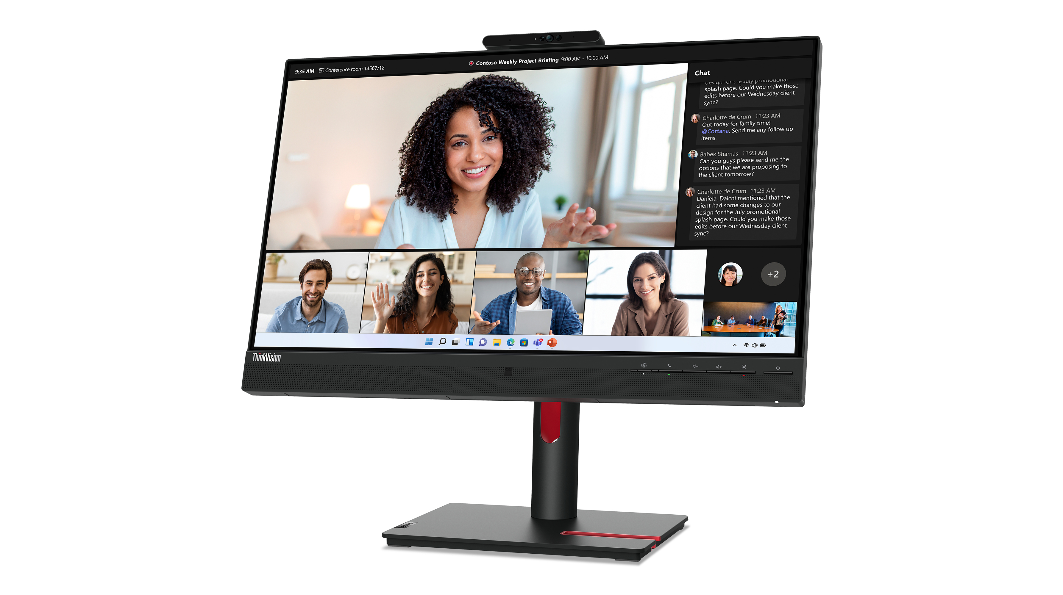 Lenovo ThinkVision T24mv-30 - LED-Monitor - 61 cm (24")