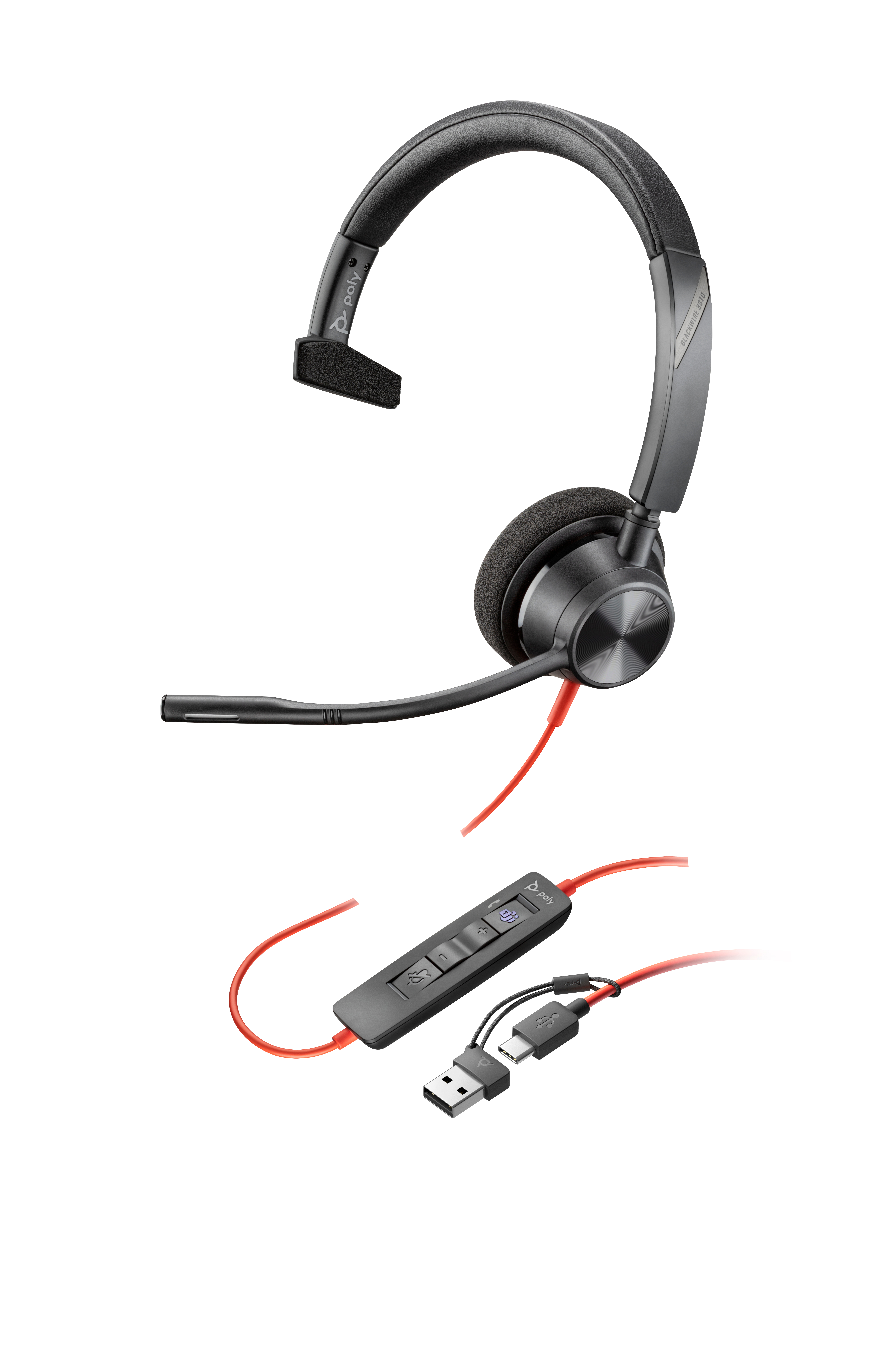 Poly HP Poly Blackwire 3310-M - Blackwire 3300 series