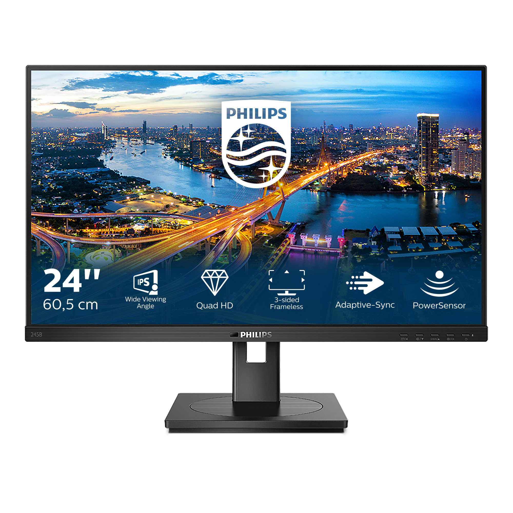 Philips B Line 245B1 - LED-Monitor - 61 cm (24")