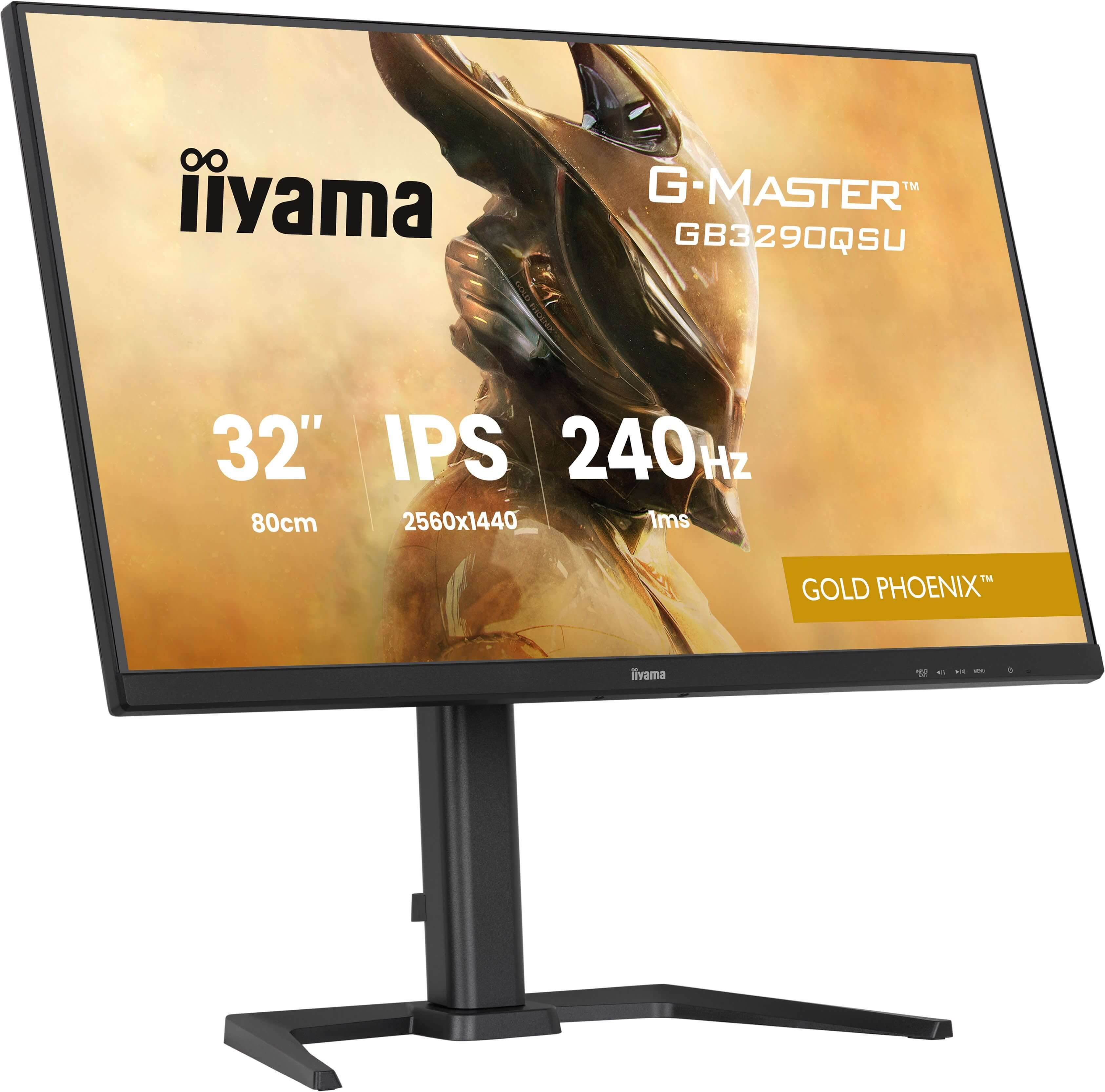 Iiyama G-MASTER Gold Phoenix GB3290QSU-B1 - LED-Monitor - Gaming - 80 cm (31.5")