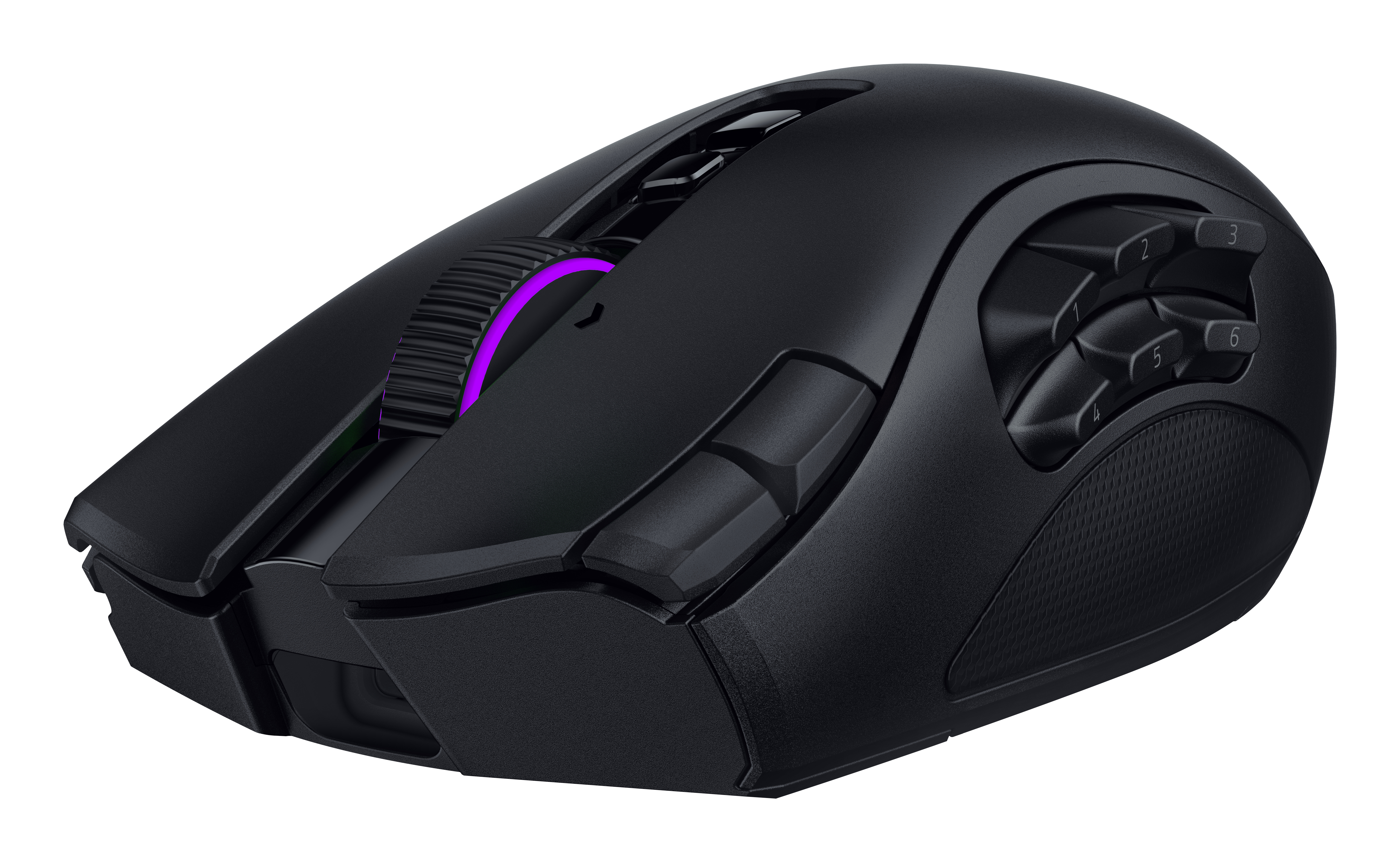 Razer Naga V3 Pro, Rechts, Optisch, RF Wireless + Bluetooth + USB Type-C, 50000 DPI, Schwarz