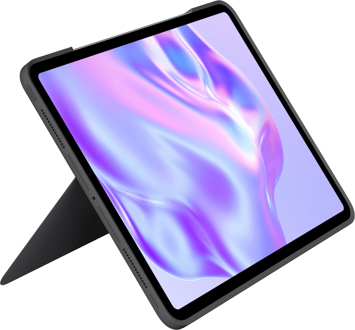 Logitech Combo Touch - Tastatur und Foliohülle - mit Trackpad - hinterleuchtet - Apple Smart connect