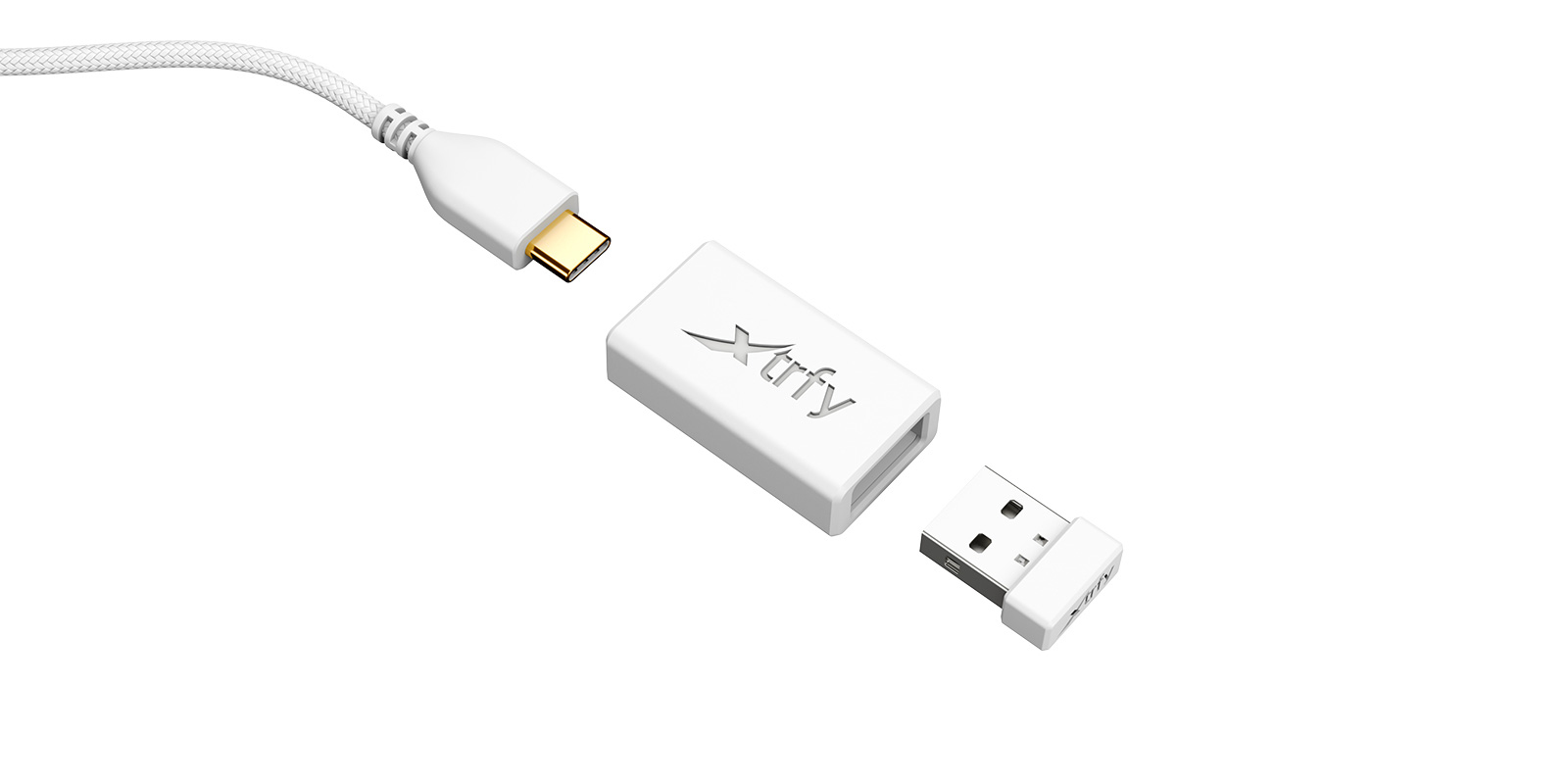 Cherry Xtrfy M42 - Maus - optisch - kabellos - 2.4 GHz - kabelloser Empfänger (USB)