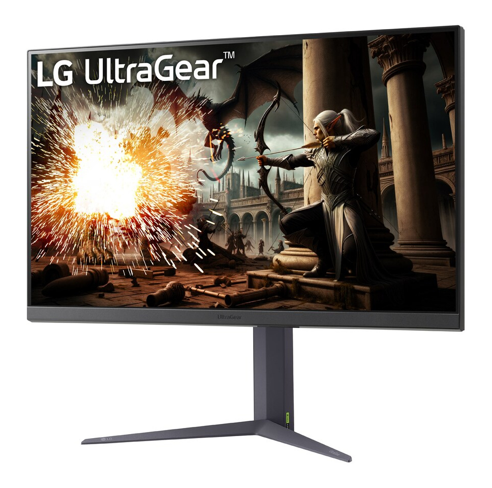 LG 32GS75QX-B, 80 cm (31.5"), 2560 x 1440 Pixel, Quad HD, 1 ms, Schwarz