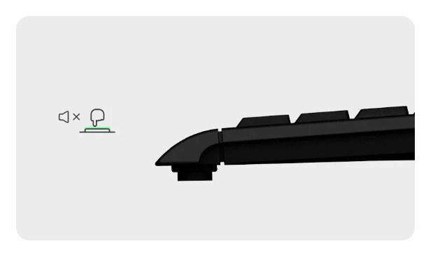 KeySonic KSK-3010ELC - Tastatur - hinterleuchtet