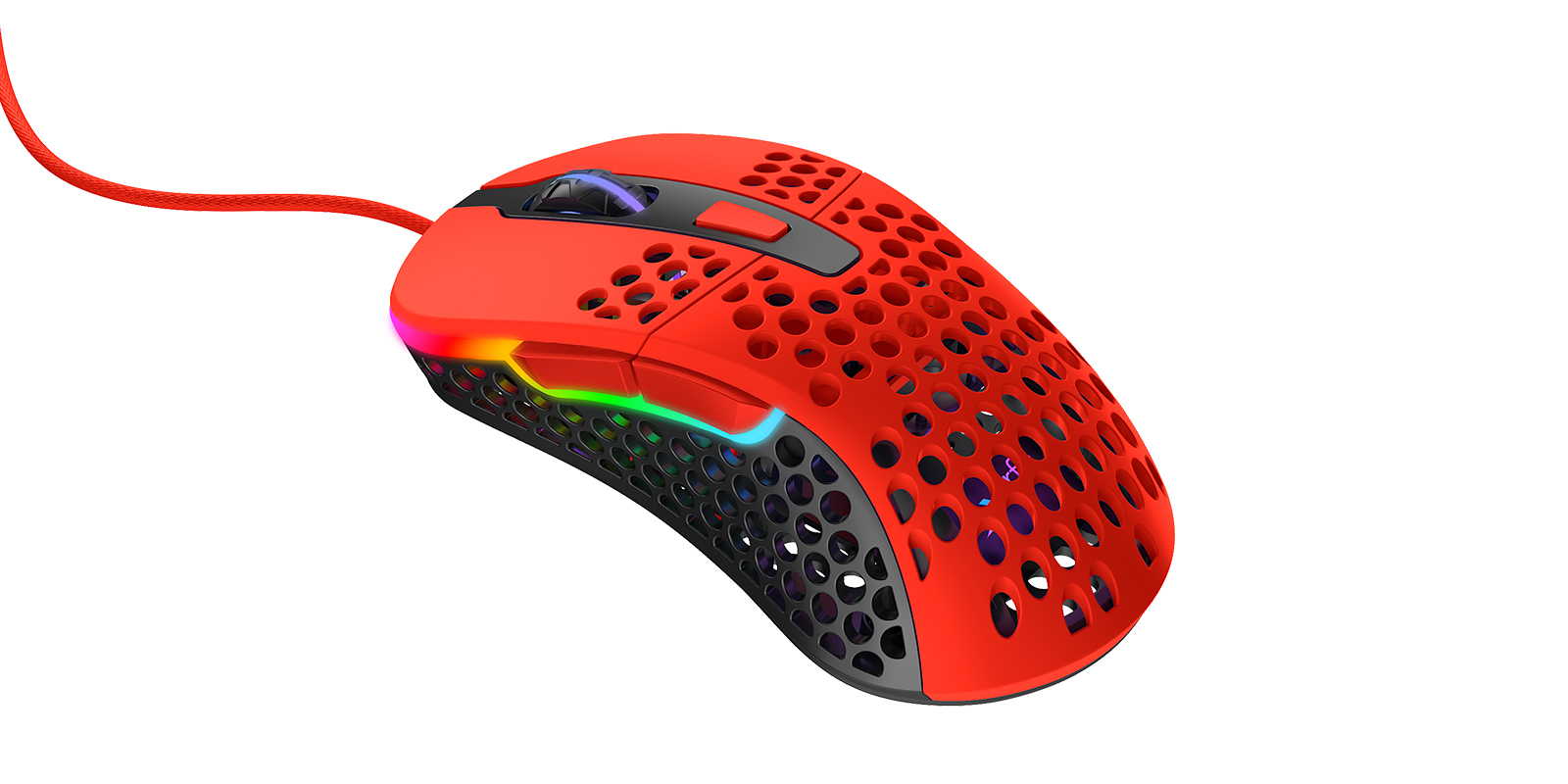 Cherry Xtrfy M4 RGB - Maus - Für Rechtshänder - optisch