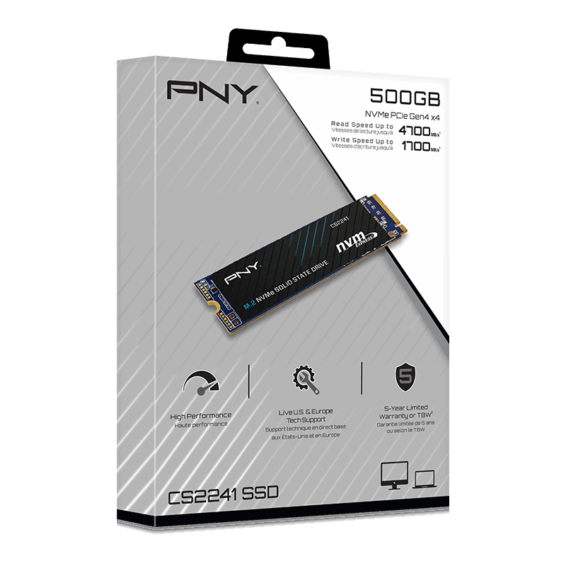 PNY M280CS2241-2TB-RB, 2 TB, M.2, 5000 MB/s