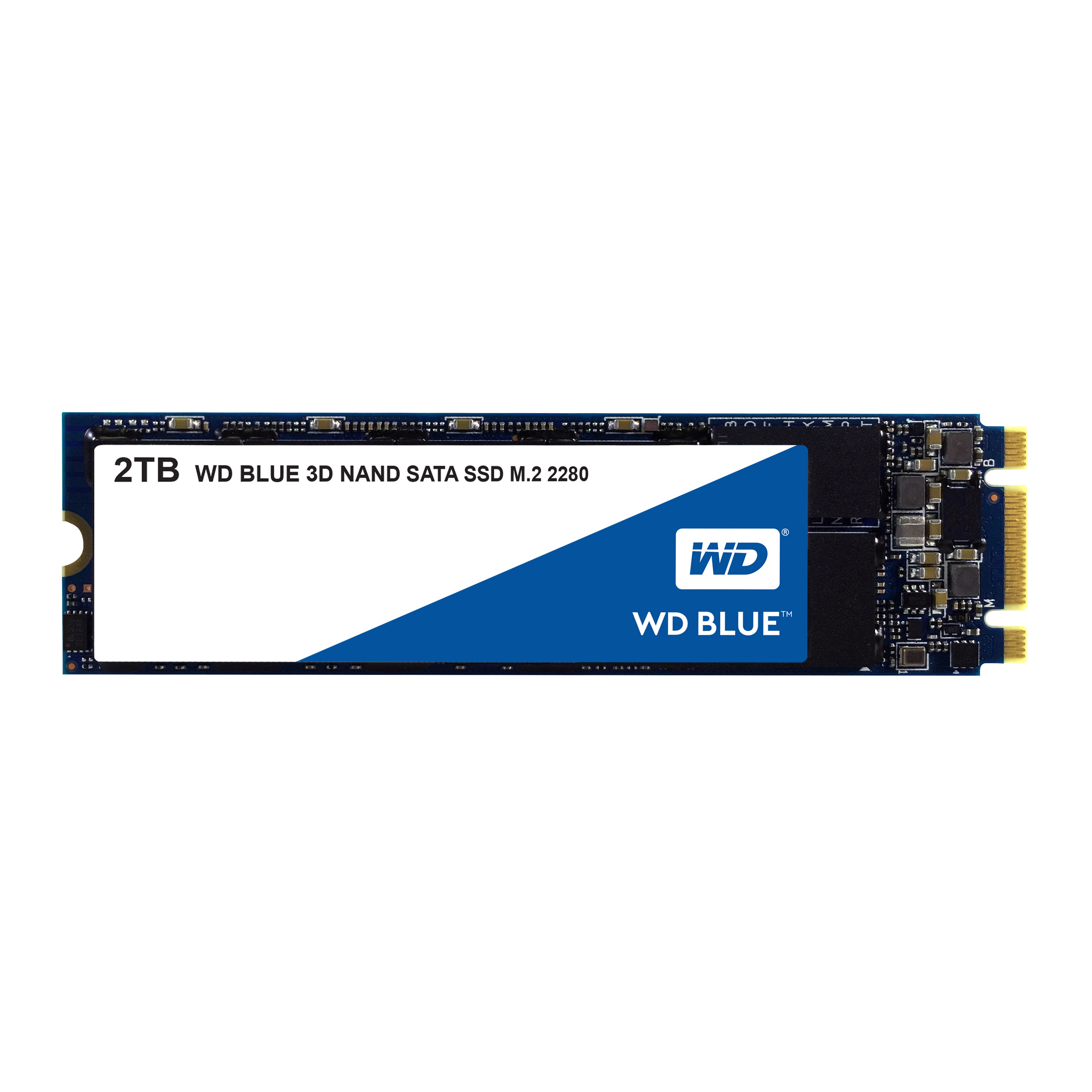 Western Digital WD Blue 3D NAND SATA SSD 2TB, M.2 2280 / B-M-Key / SATA 6Gb/s