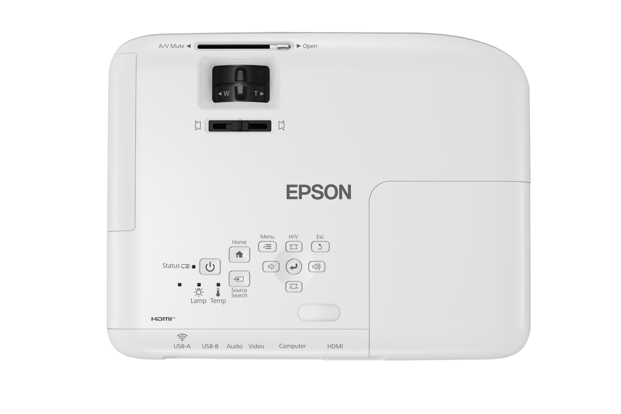 Epson EB-W06 - 3-LCD-Projektor - tragbar - 3700 lm (weiß)