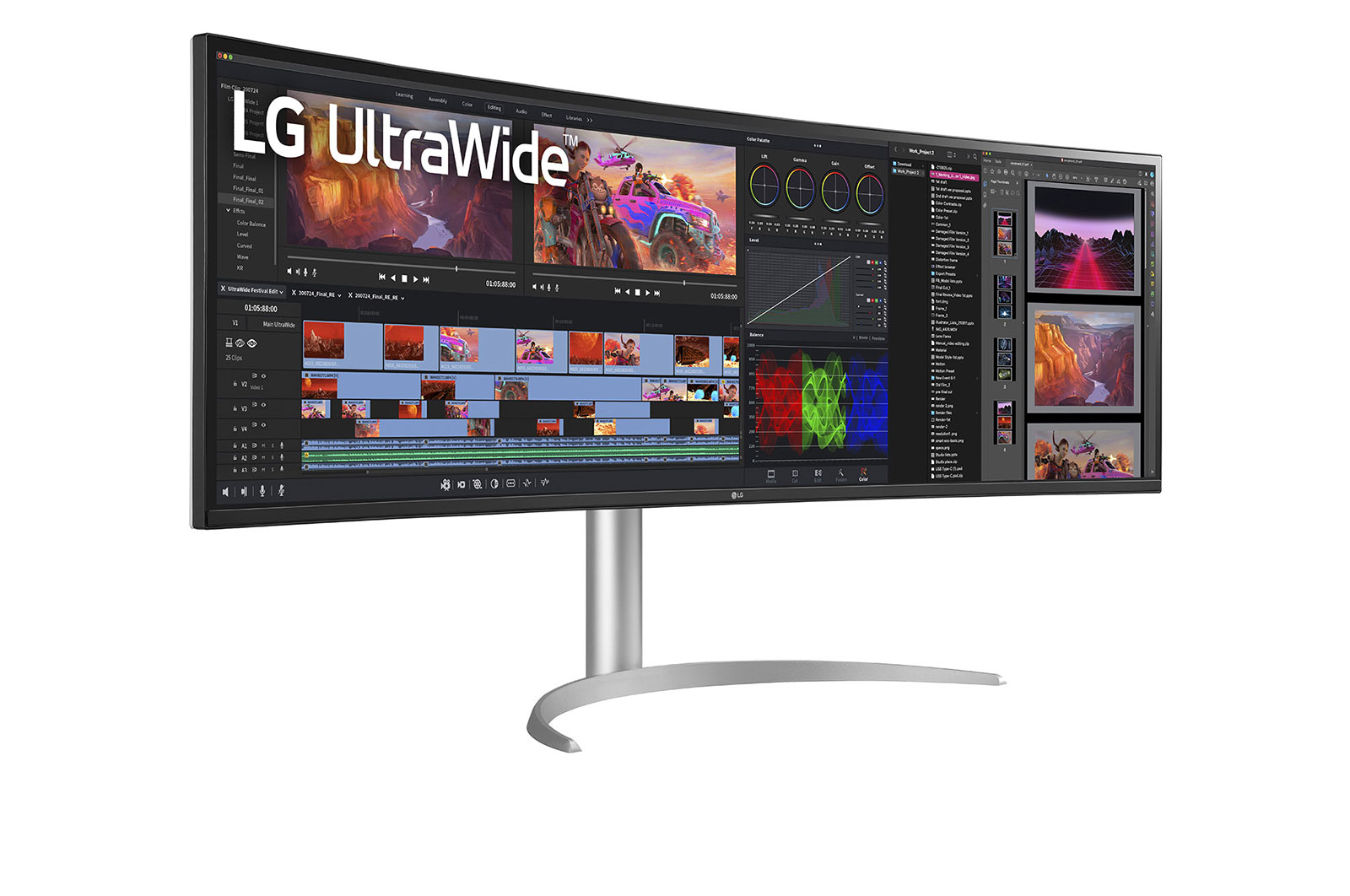LG UltraWide 49BQ95C-W - LED-Monitor - gebogen - 124.46 cm (49")