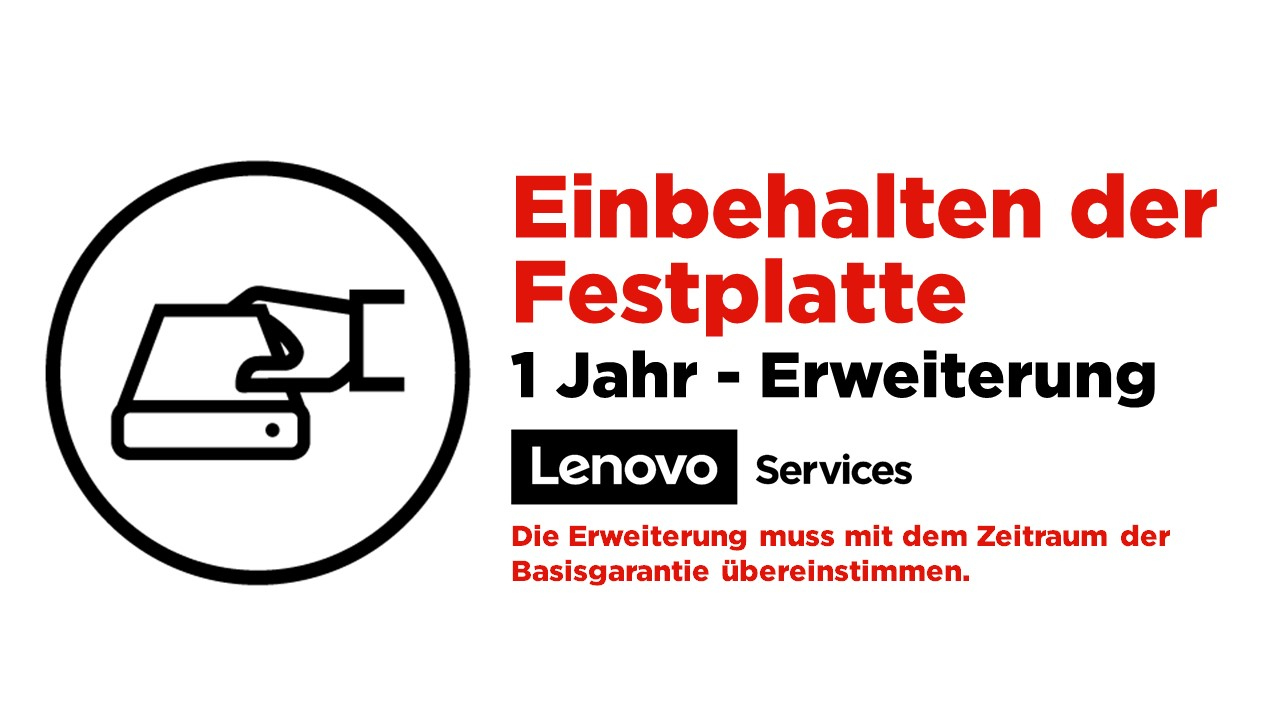 Lenovo Keep Your Drive Add On - Serviceerweiterung (für Notebooks)