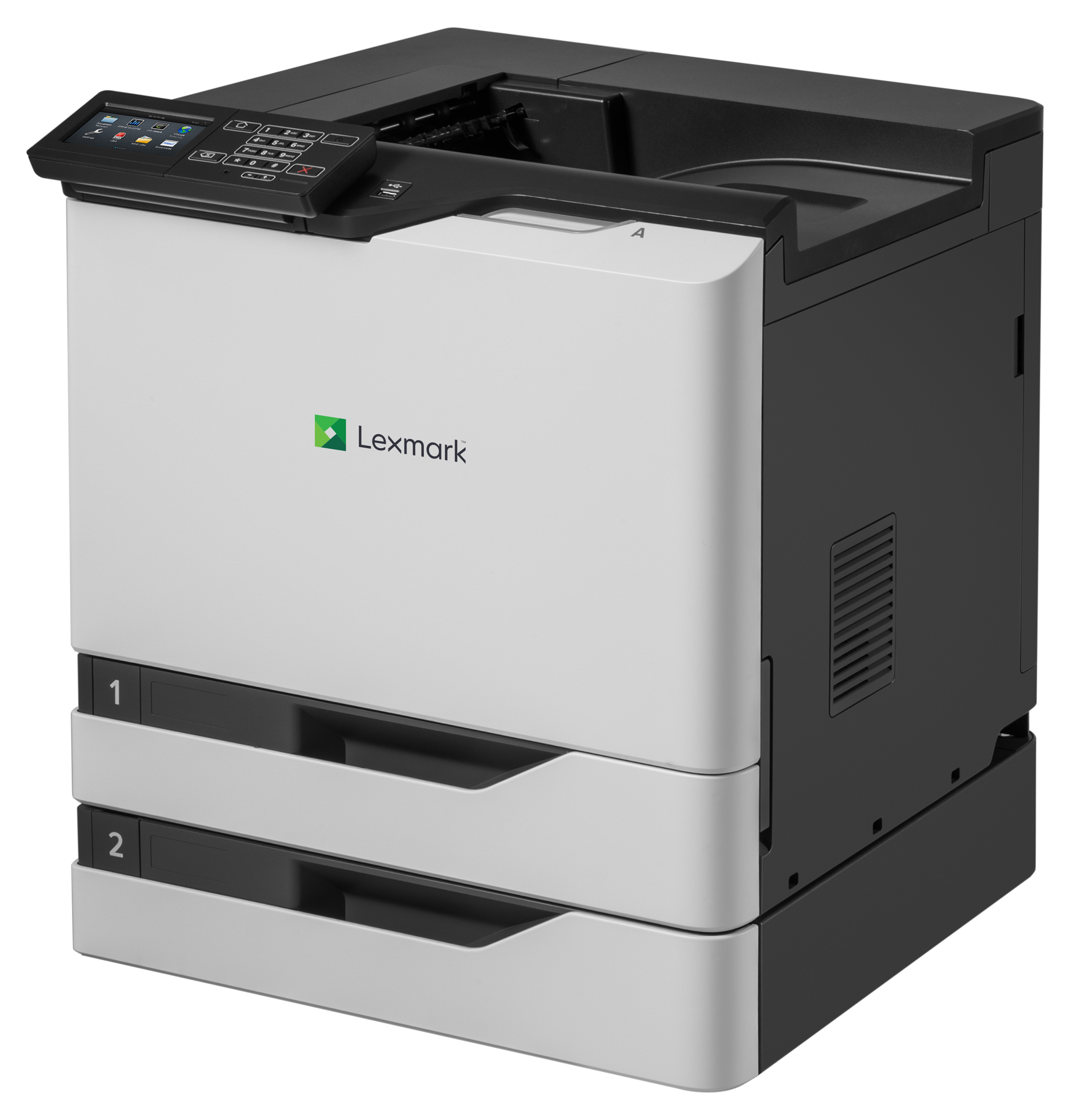 Lexmark CS820dte, Laser, Farbe, 1200 x 1200 DPI, A4, 57 Seiten pro Minute, Doppelseitiger Druck