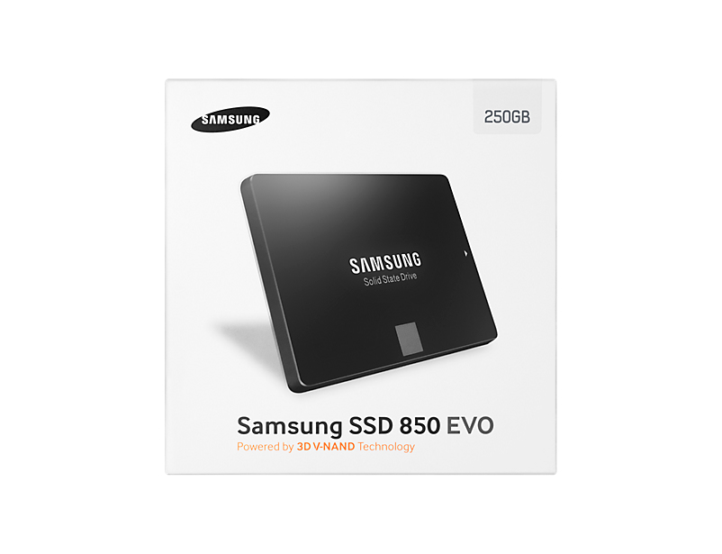 Samsung 850 EVO MZ-75E250 - SSD - verschlüsselt - 250 GB - intern - 2.5" (6.4 cm)