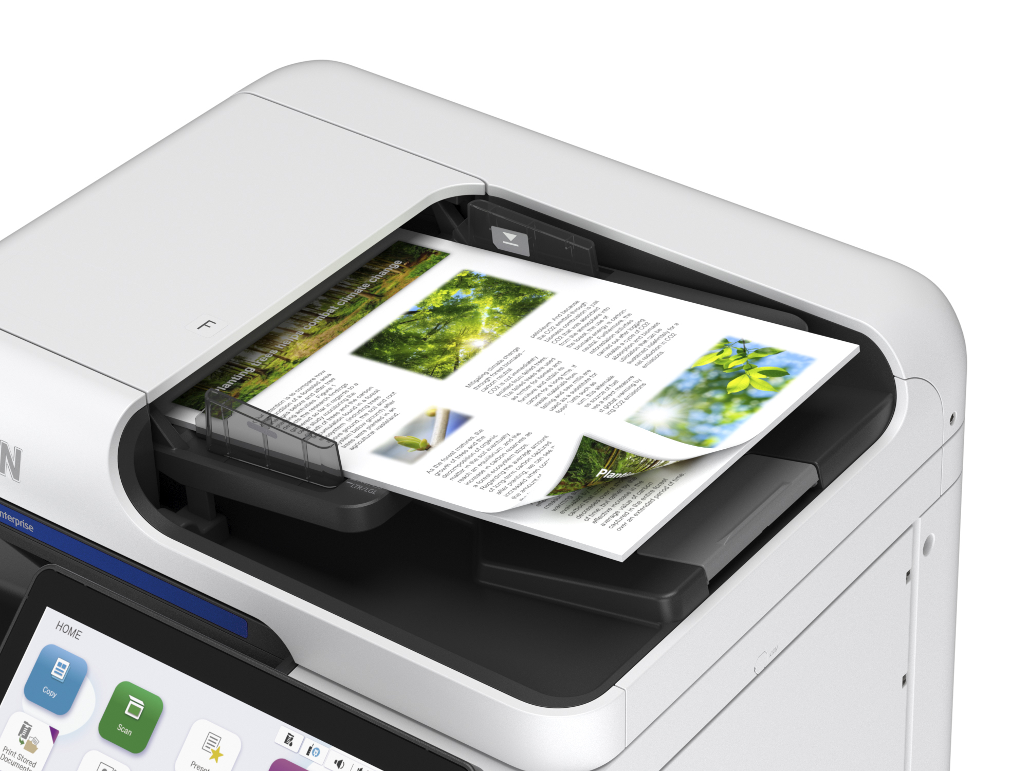 Epson WorkForce Enterprise AM-C400, Tintenstrahl, Farbdruck, 600 x 2400 DPI, A4, Direktdruck, Weiß