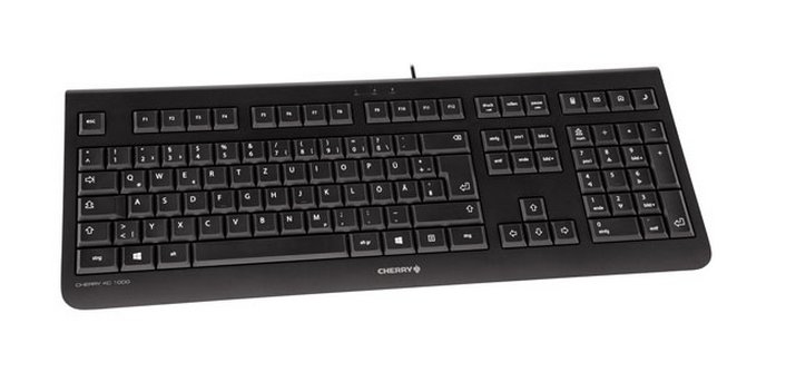 Cherry KC 1000 - Tastatur - Spanisch - Schwarz