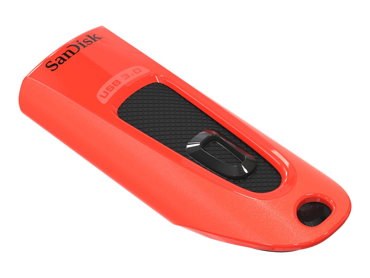 SanDisk Ultra - USB-Flash-Laufwerk - 64 GB - USB 3.0 - Blau, Rot (Packung mit 2)