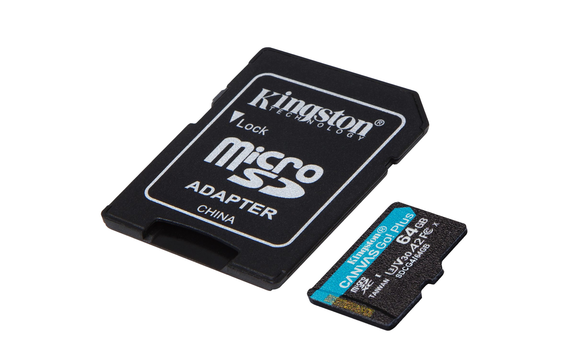 Kingston Canvas Go! Plus - Flash-Speicherkarte (microSDXC-an-SD-Adapter inbegriffen)