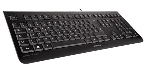 Cherry KC 1000 - Tastatur - Belgien - Schwarz