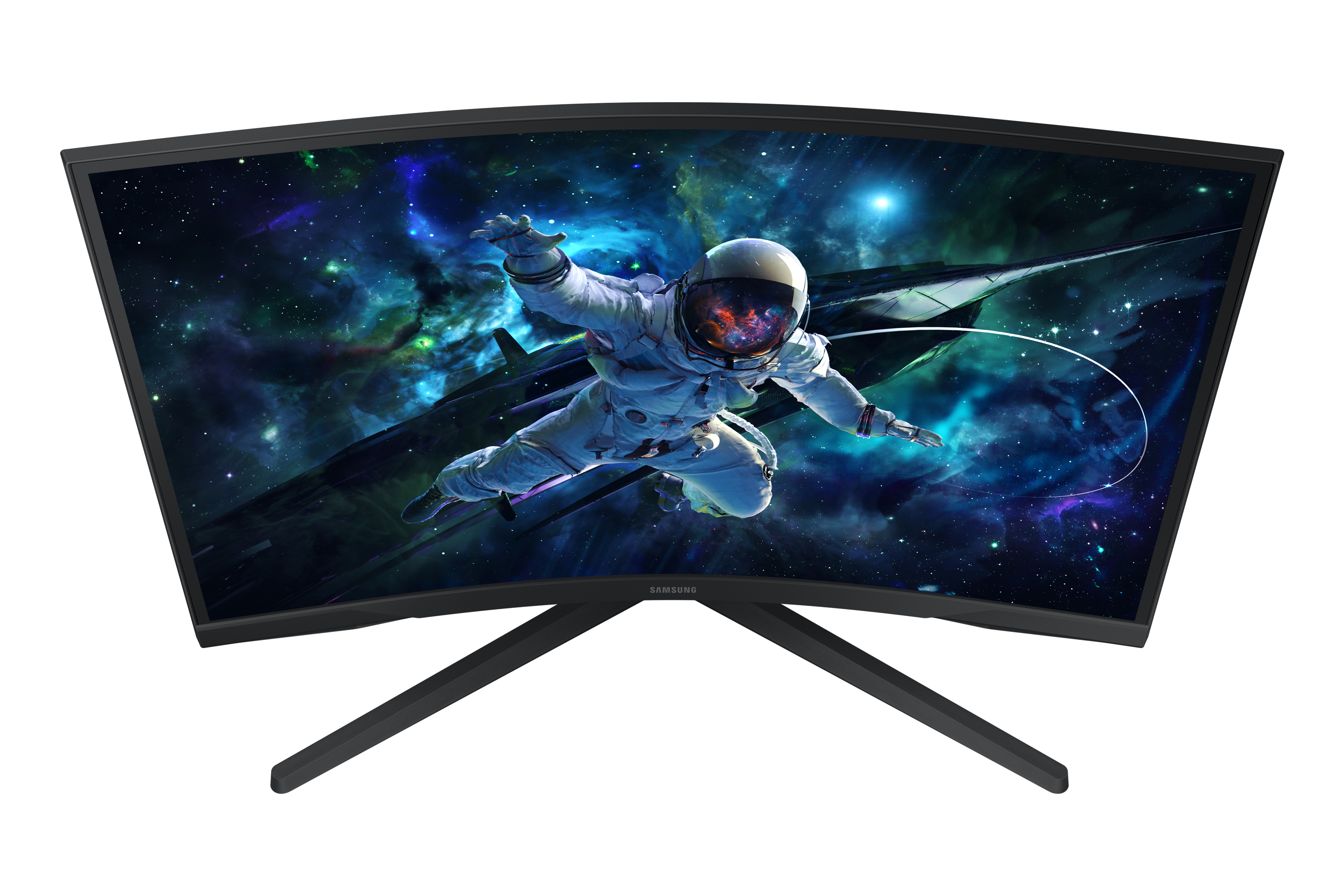 B-WARE - Samsung Odyssey G55C S27CG554EU Monitor 68,6 cm (27") WQHD, VA, 1ms, HDMI, DisplayPort