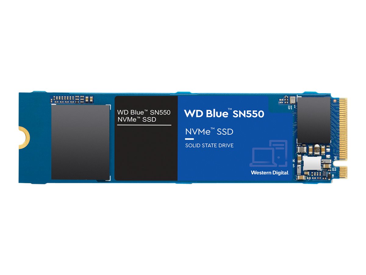 WD Blue SN550 NVMe SSD WDS250G2B0C - SSD - 250 GB - intern - M.2 2280 - PCIe 3.0 x4 (NVMe)